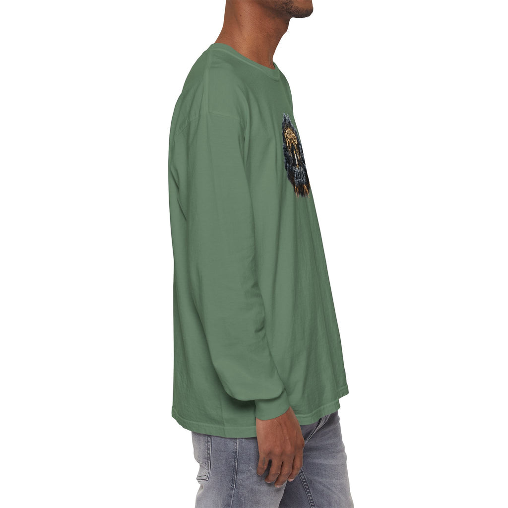 I Survived 2020 — Original PILOT Design: Director's Cut Unisex Garment-Dyed Long Sleeve T-Shirt