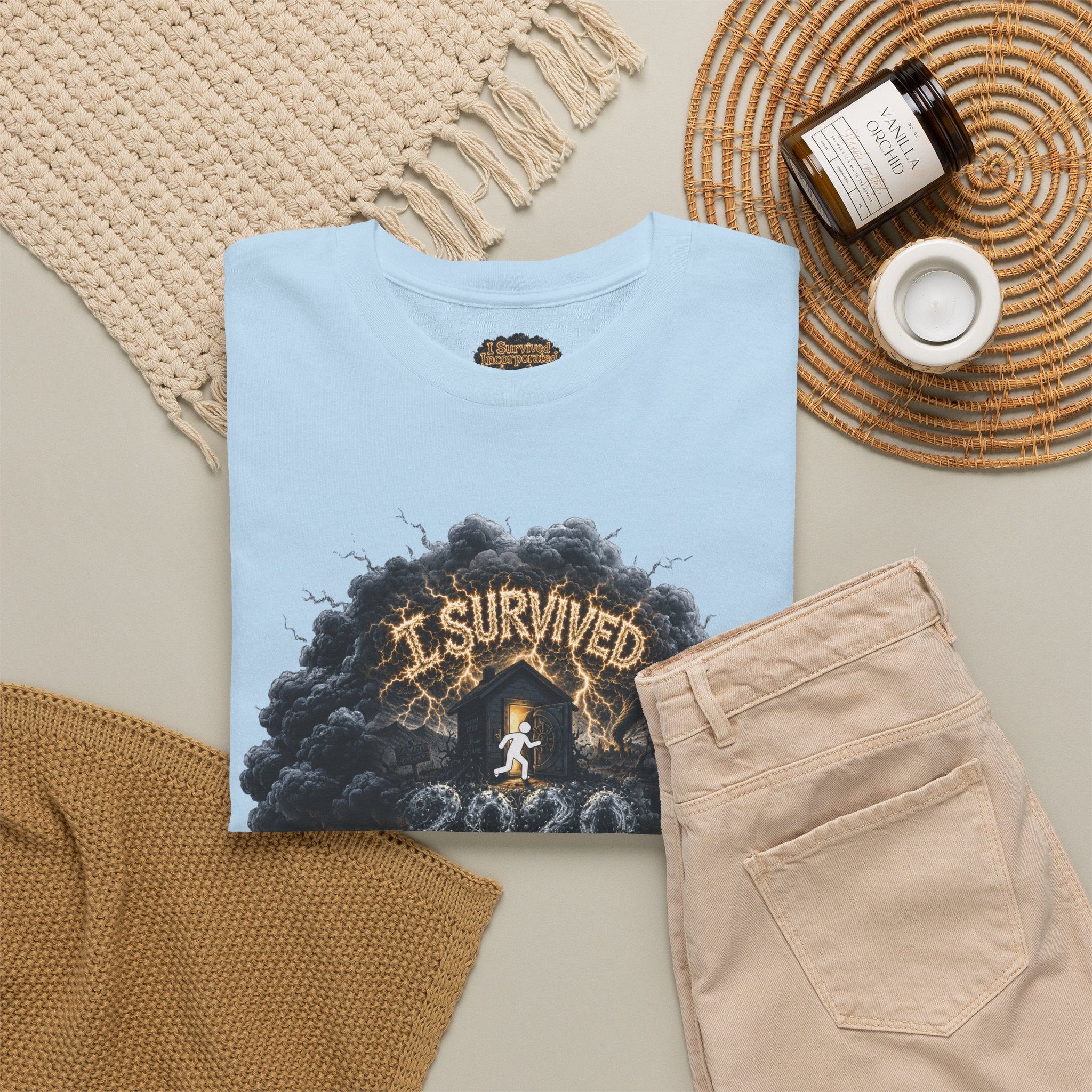 I Survived 2020 —  Deriector's Cut Original Design Teaser Tee | Season 1 Premiere Drop Unisex Heavy Cotton Tee