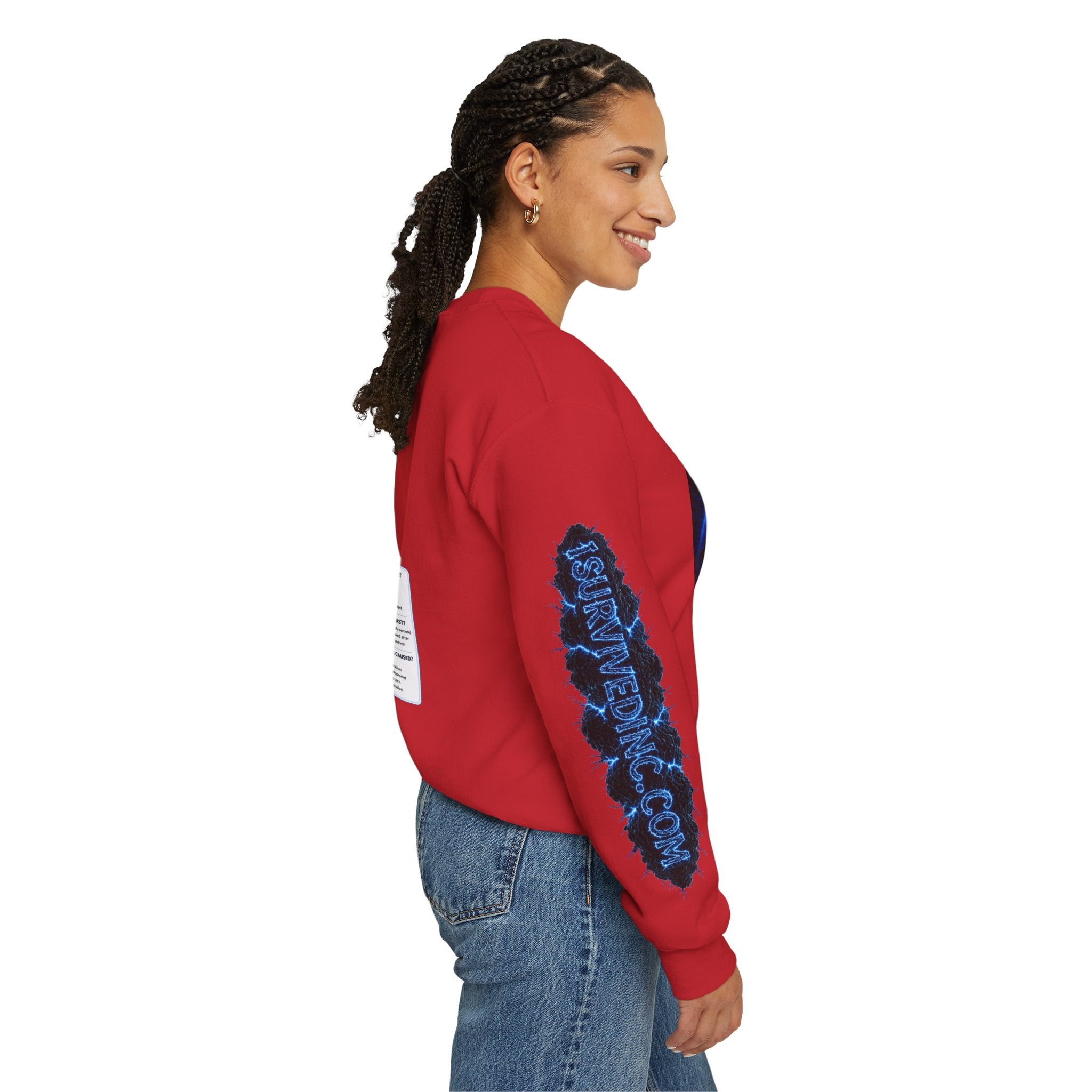 I Survived 2020 — LOCKDOWN S3:E3: Special Edition "Remote Schooling" Unisex Heavy Blend™ Crewneck Sweatshirt