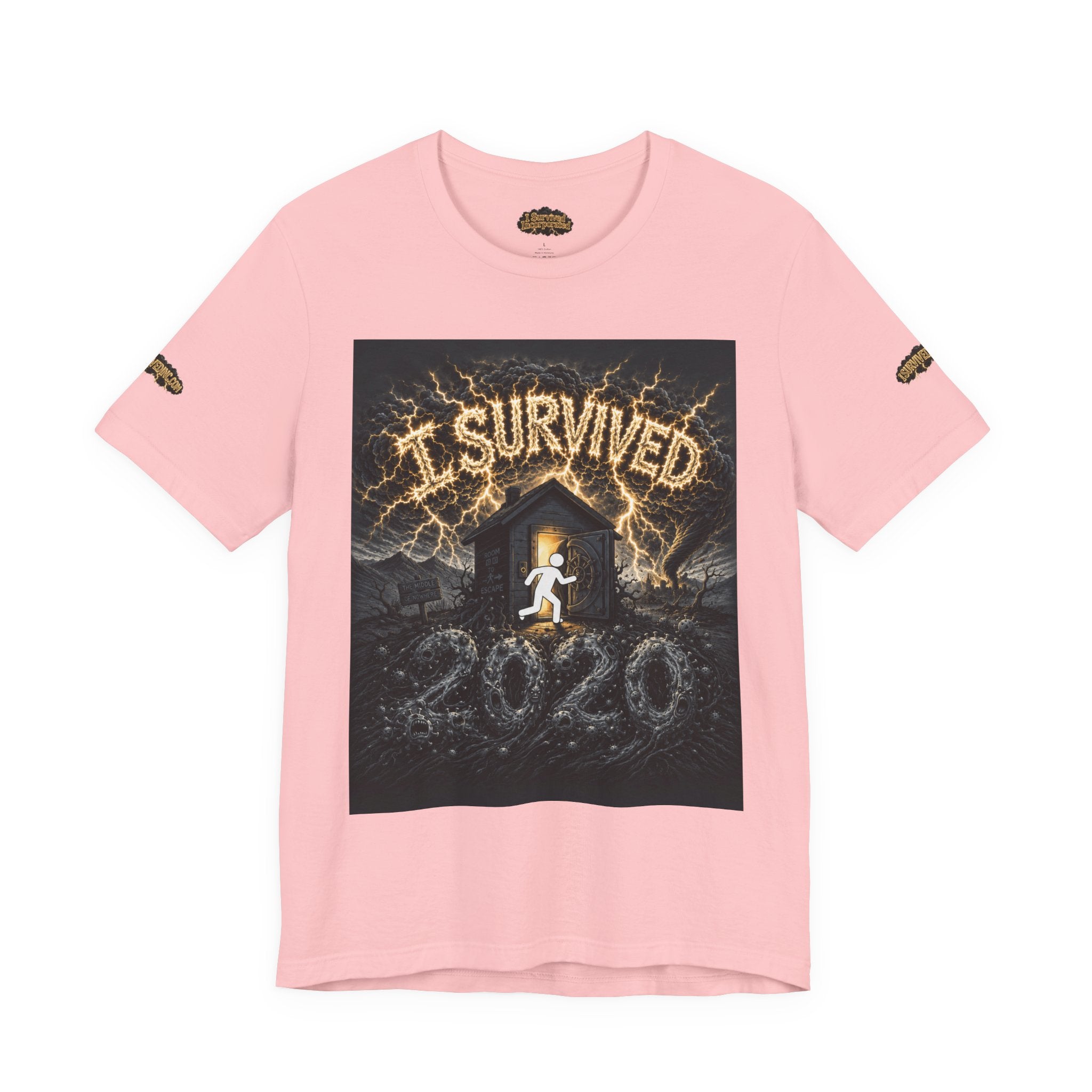 I Survived 2020 — Original Design Teaser Tee | Season 1 Premiere Drop Unisex Jersey Short Sleeve Tee