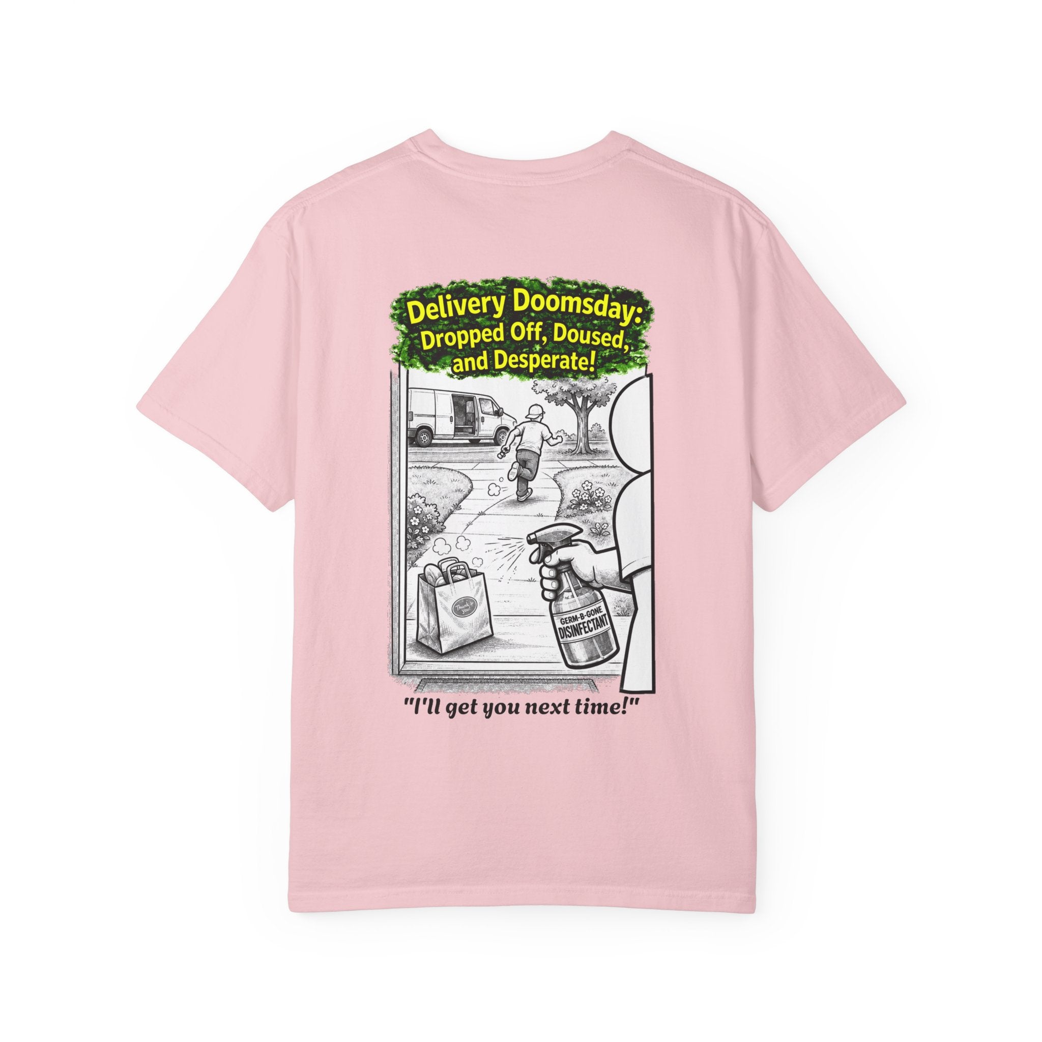Sobreviví al 2020 — T1:E5 "Apocalipsis de Entregas" | Camiseta unisex teñida de edición Pandemia