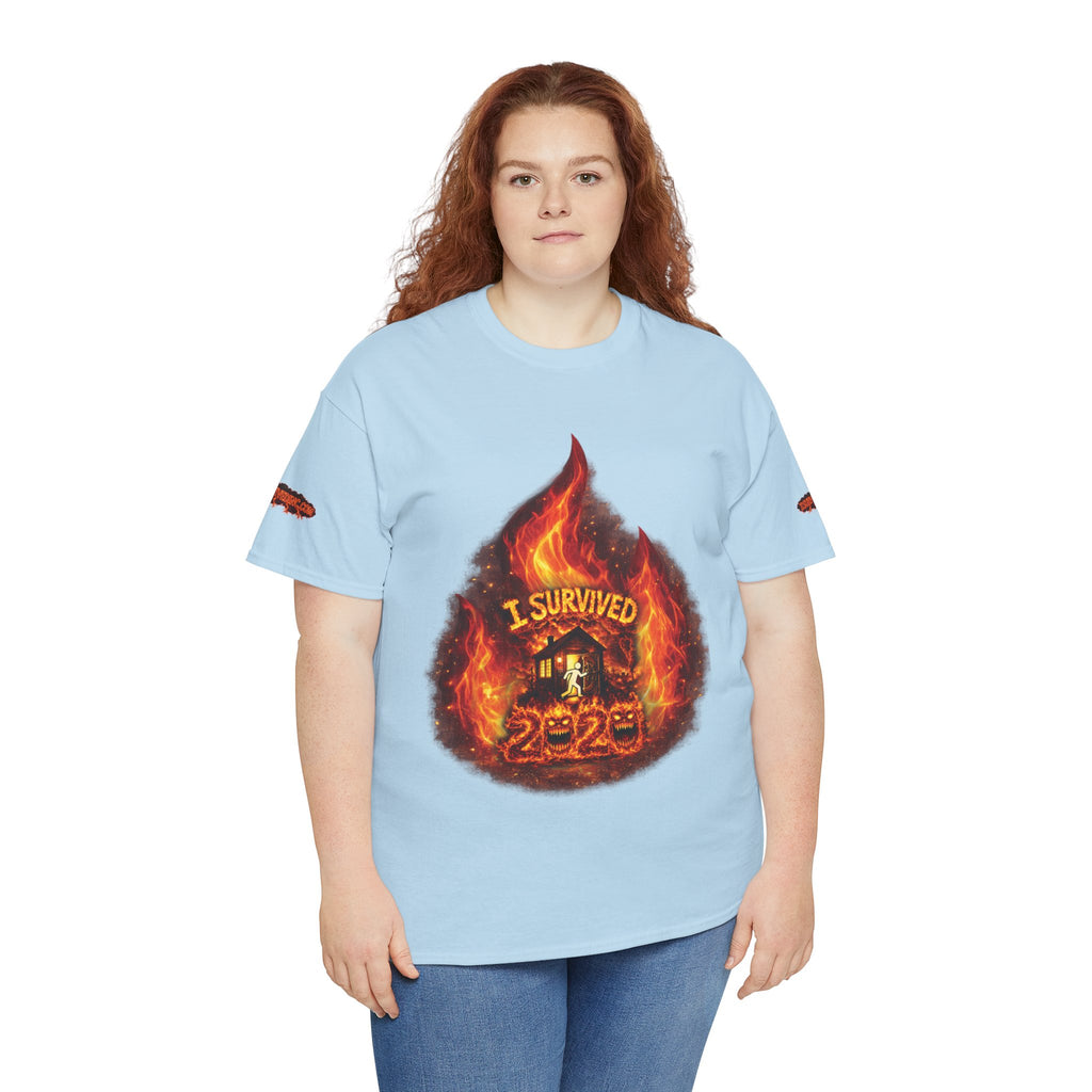 I Survived 2020 — Director's Cut S2:E4 "Western U.S. Wildfire Season" | Mid-Season Finale Pt. 1 | Wildfire Edition Memorial Unisex Heavy Cotton Tee (SPECIAL EDITION)