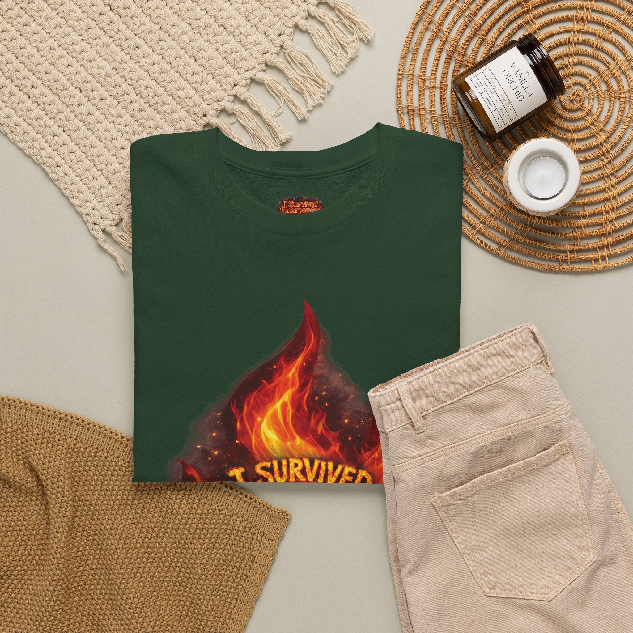 I Survived 2020 — Director's Cut S2:E3 "The California Wildfires" | Wildfire Edition Memorial Unisex Heavy Cotton Tee