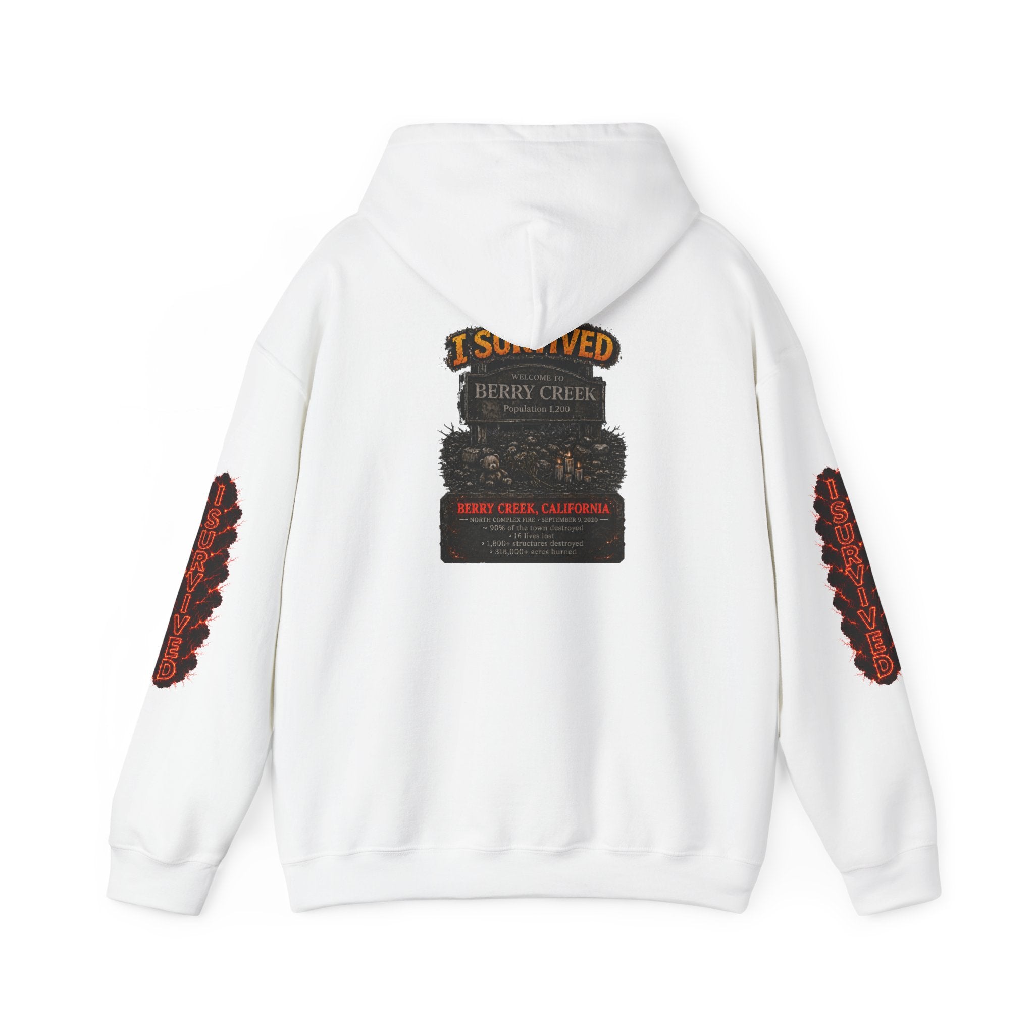 I Survived 2020 — Director's Cut S2:E1 "Berry Creek" | Wildfire Edition Memorial Hoodie Sweatshirt