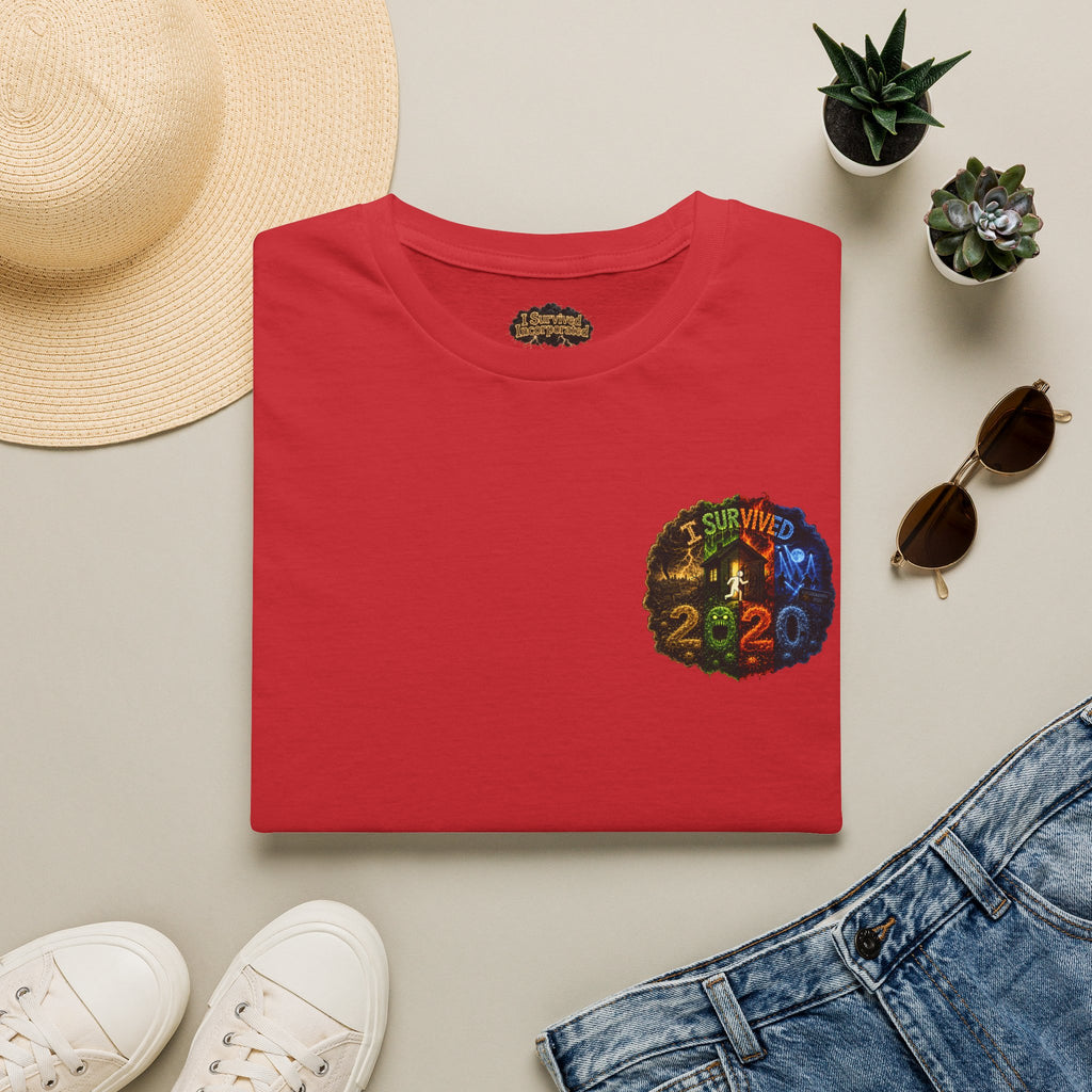 I Survived 2020 — "No Signal" Test Pattern Tee Alien Broadcast Finale Summer Premiere Unisex Softstyle T-Shirt