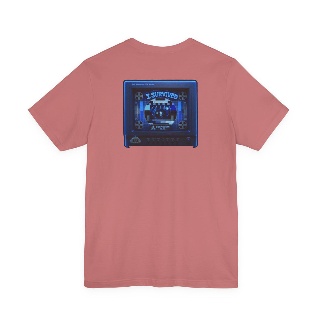 I Survived 2020 — "Please Stand By" Test Pattern Tee Lockdown Summer Exclusive Unisex Jersey Short Sleeve Tee