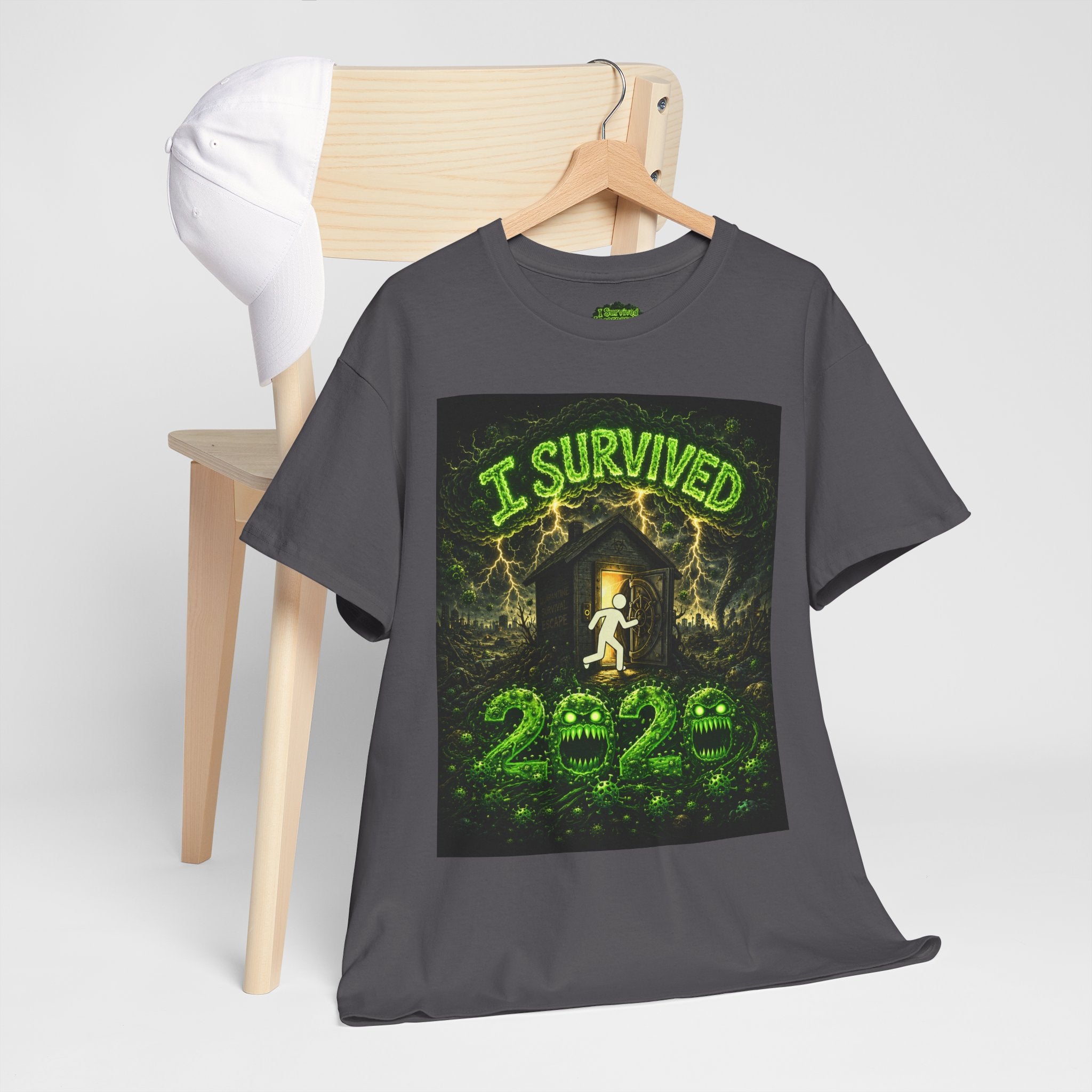 I Survived 2020 — S1:E2 "The Coming of COVID" | Pandemic Edition Unisex Heavy Cotton Tee