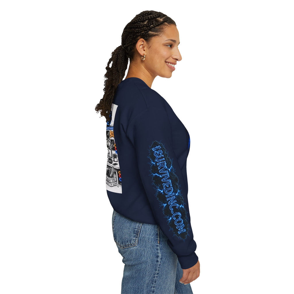 I Survived 2020 — S3:E4 "Working From Home" | Mid-Season Finale Pt. 1 | Lockdown Edition Documentary Unisex Heavy Blend™ Crewneck Sweatshirt