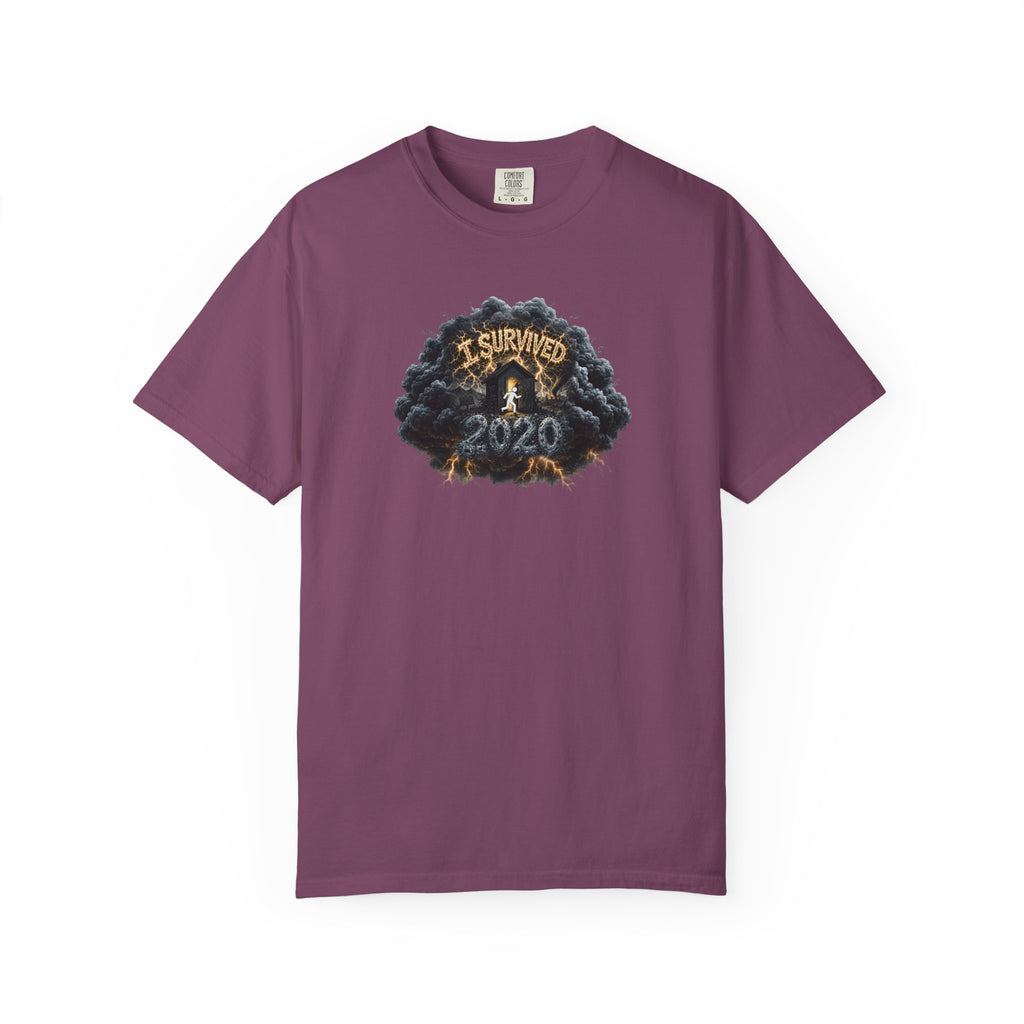 I Survived 2020 — Original PILOT Design: Director's Cut Unisex Garment-Dyed T-shirt