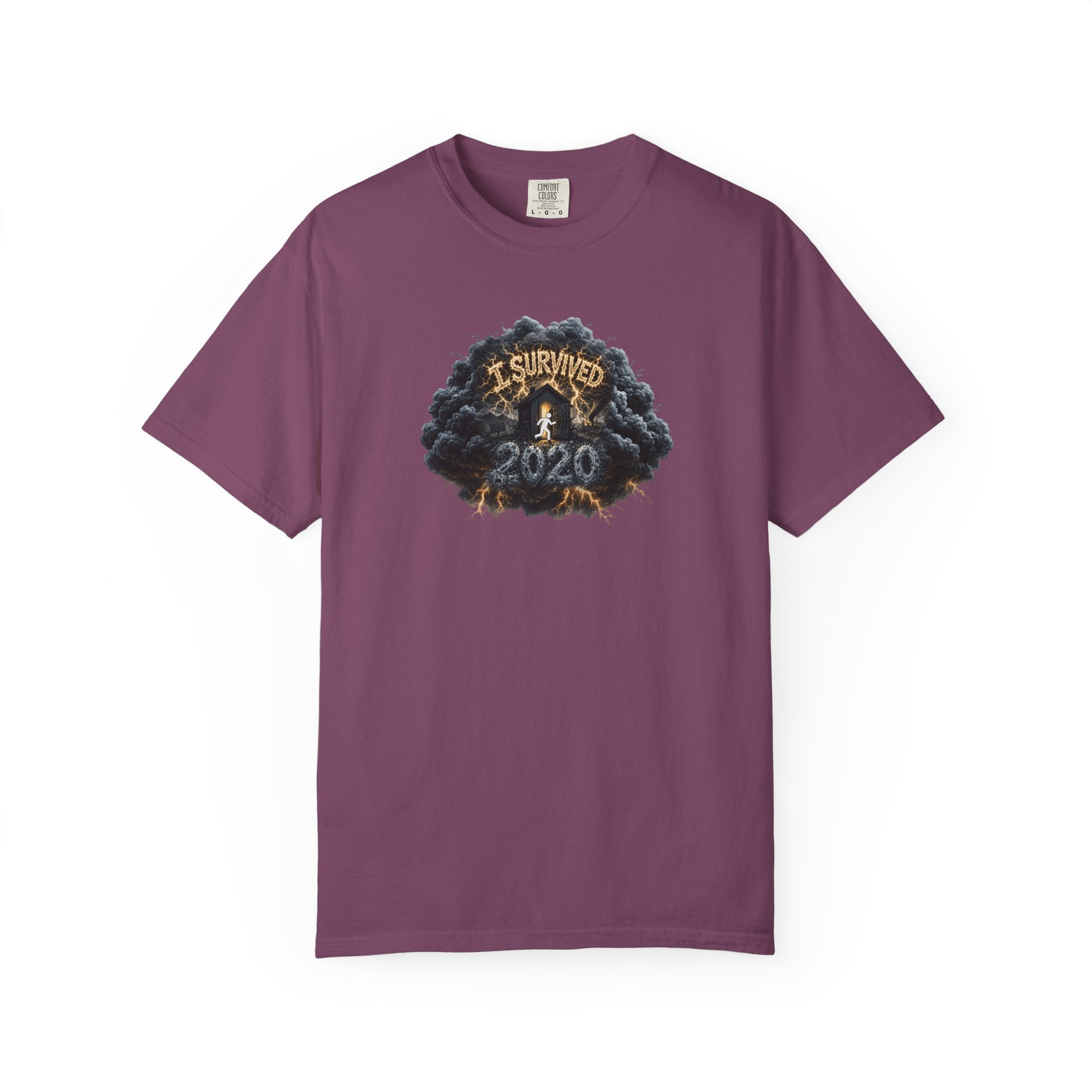 I Survived 2020 — Original PILOT Design: Director's Cut Unisex Garment-Dyed T-shirt