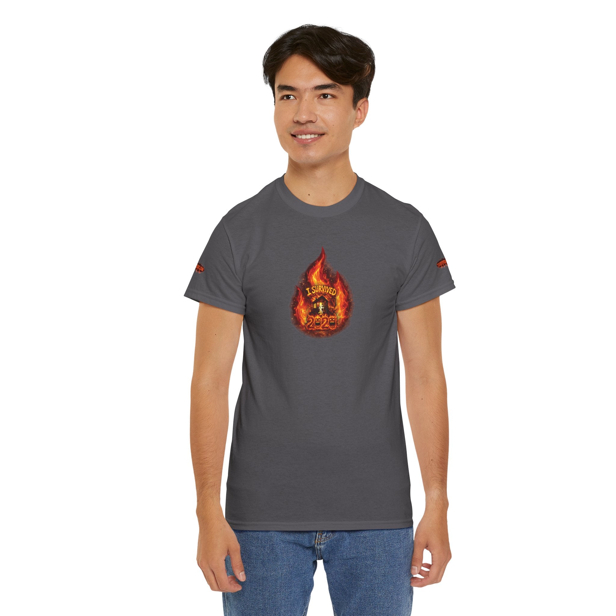 I Survived 2020 — WILDFIRES S2:E1: Director's Cut Special Edition "Berry Creek" Memorial Unisex Heavy Cotton Tee