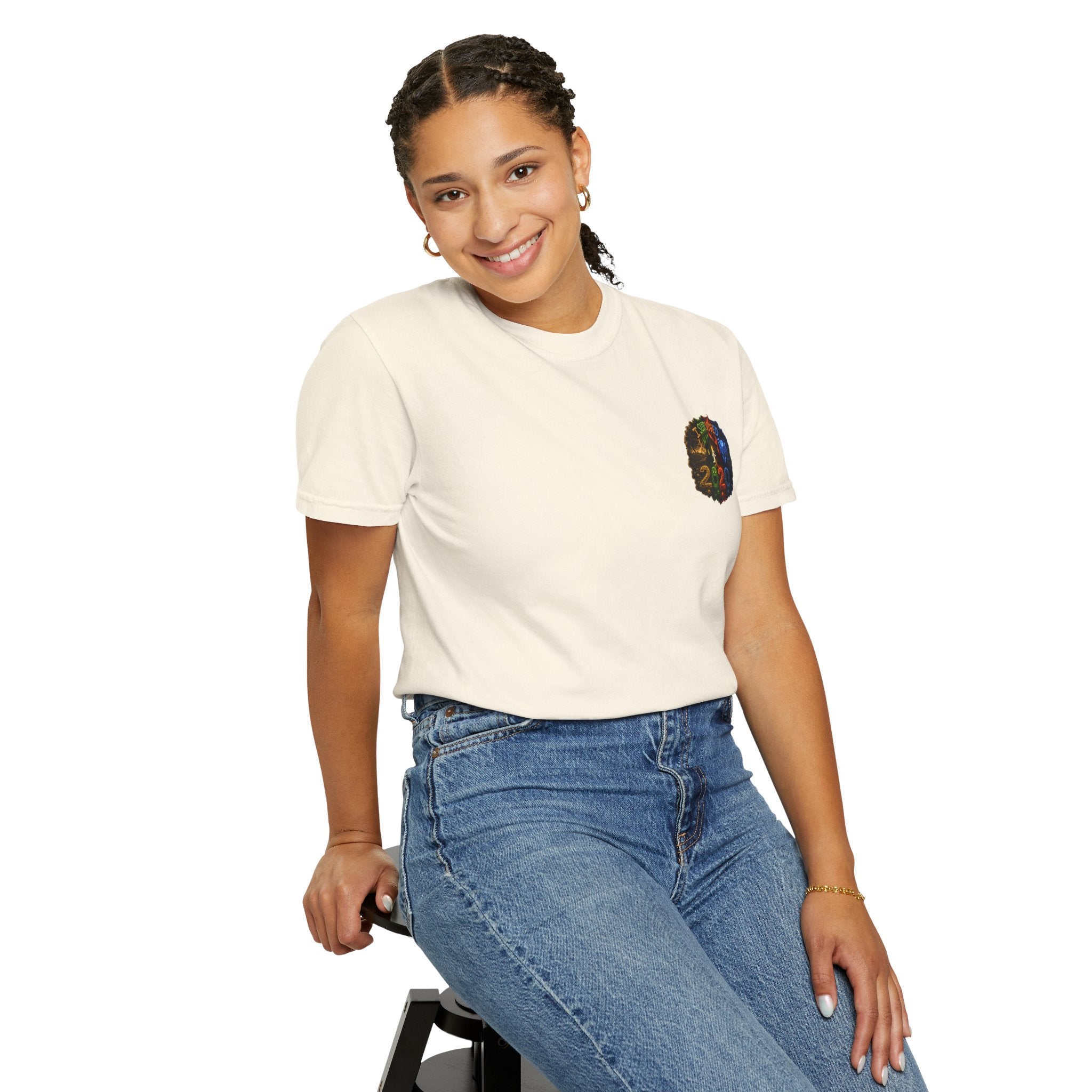 I Survived 2020 — "No Signal" Test Pattern Tee Alien Broadcast Finale Summer Premiere Unisex Garment-Dyed T-shirt