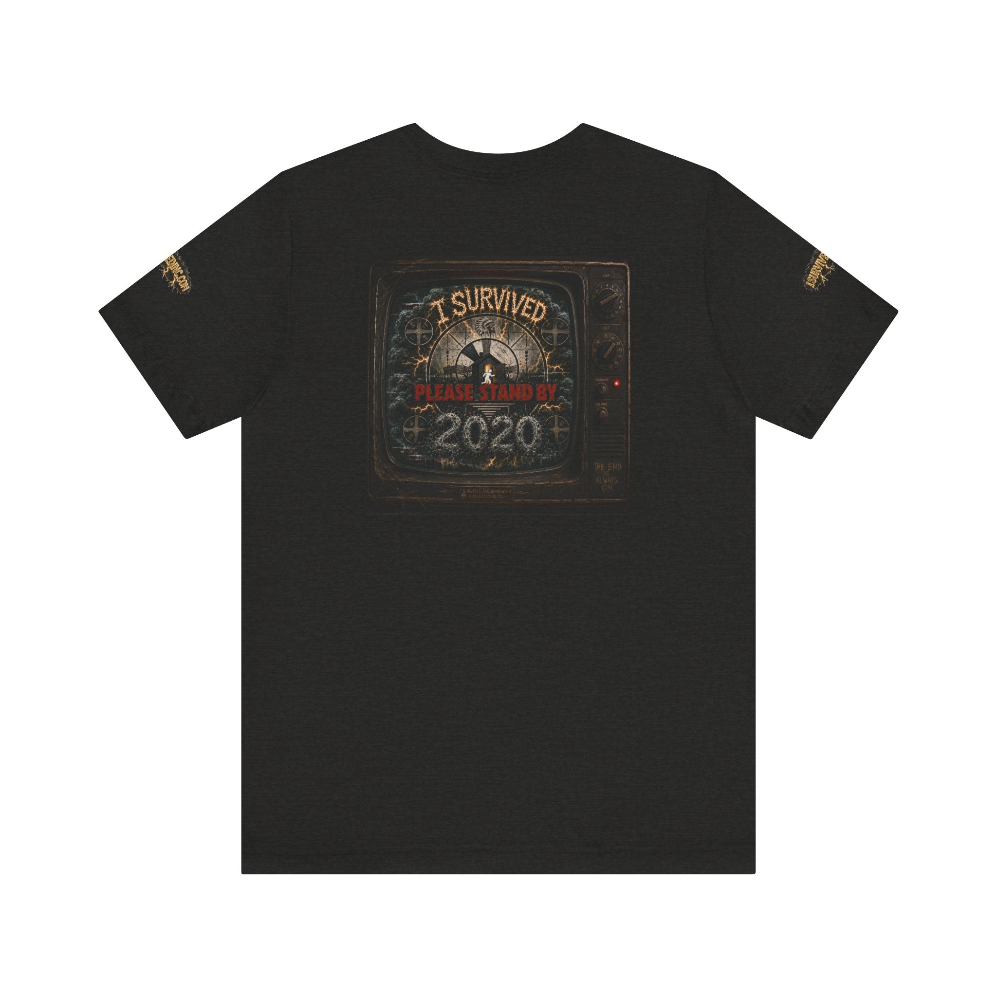 I Survived 2020 — "Please Stand By" Test Pattern Tee Special Edition Summer Premier Unisex Jersey Short Sleeve Tee