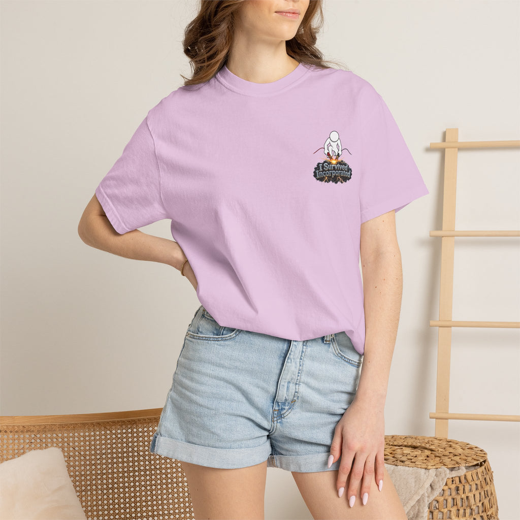 I Survived 2020 — "Please Stand By" Test Pattern Tee Summer Premier Unisex Garment-Dyed T-shirt
