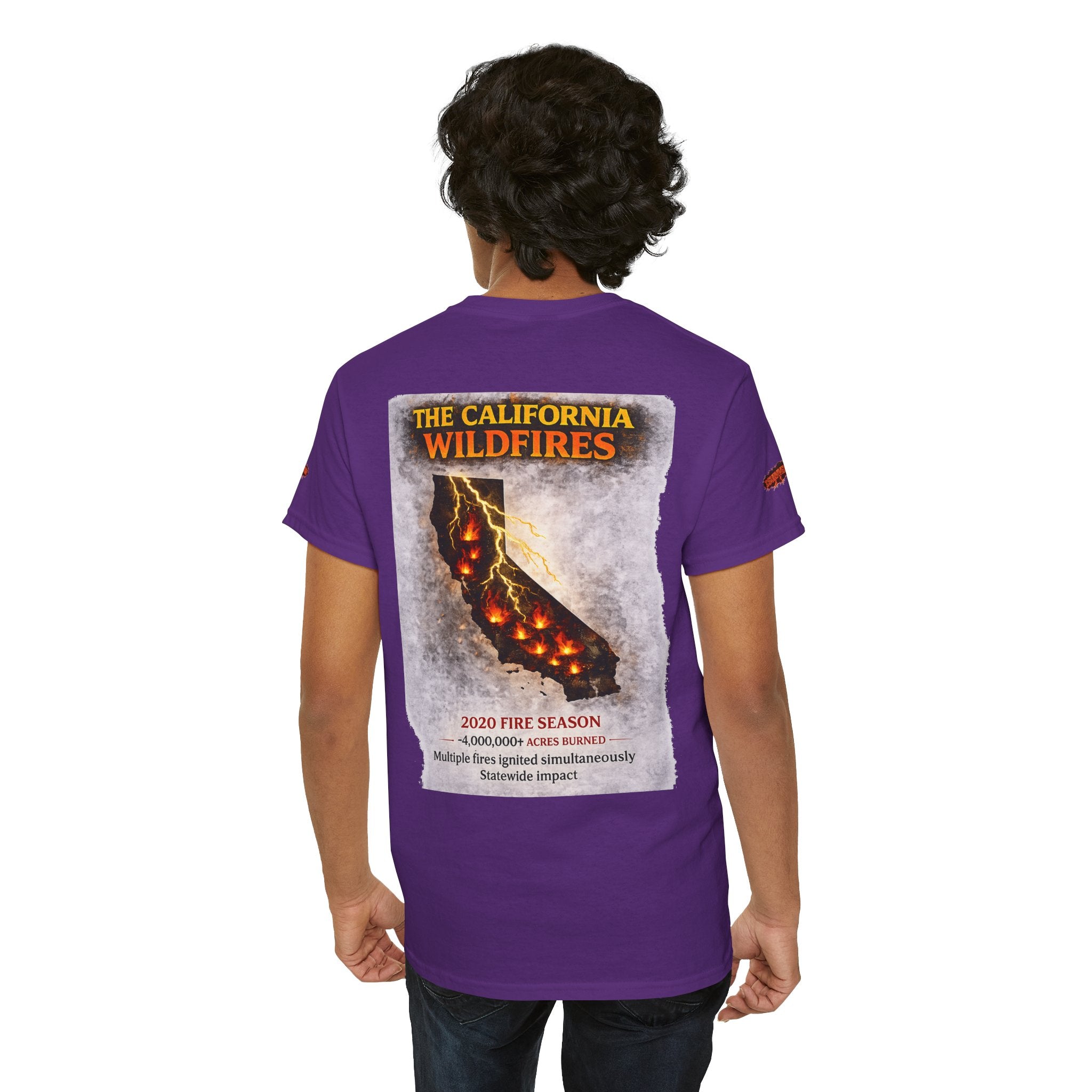 I Survived 2020 — WILDFIRES S2:E3: Special Edition "The California Wildfires" Memorial Unisex Heavy Cotton Tee