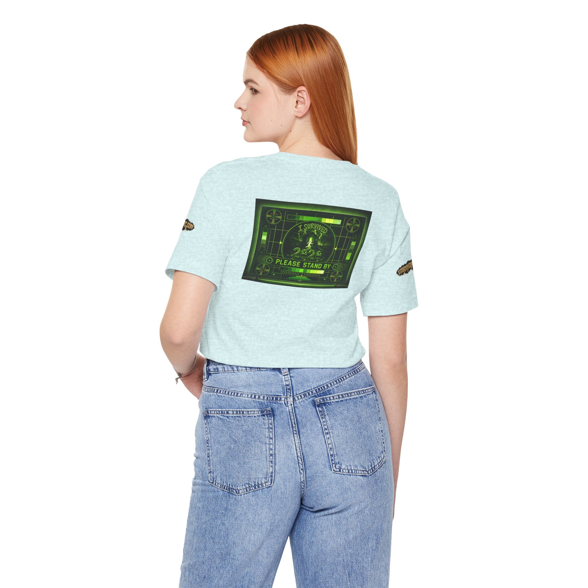 I Survived 2020 — "Please Stand By" Test Pattern Toxic Signal Tee Special Edition Summer Premiere Unisex Jersey Short Sleeve Tee