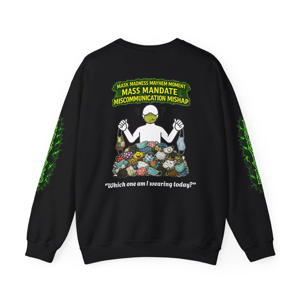 I Survived 2020 — PANDEMIC S1:E4: Director's Cut "Mask Madness" Unisex Heavy Blend™ Crewneck Sweatshirt