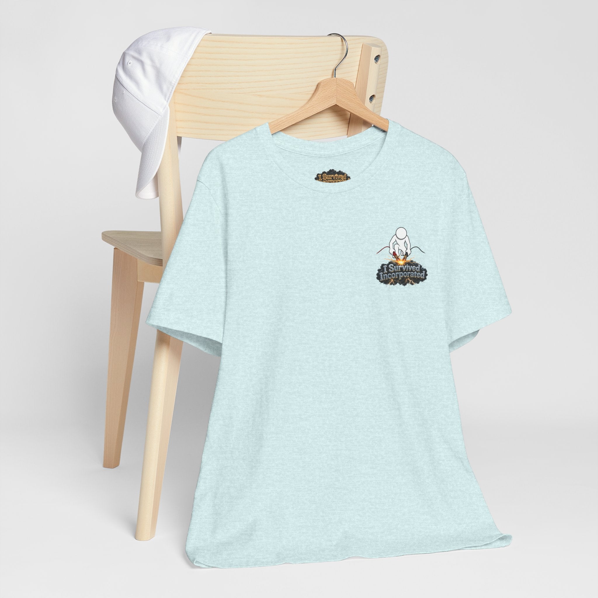 I Survived 2020 — "Please Stand By" Test Pattern Tee Summer Premier Unisex Jersey Short Sleeve Tee