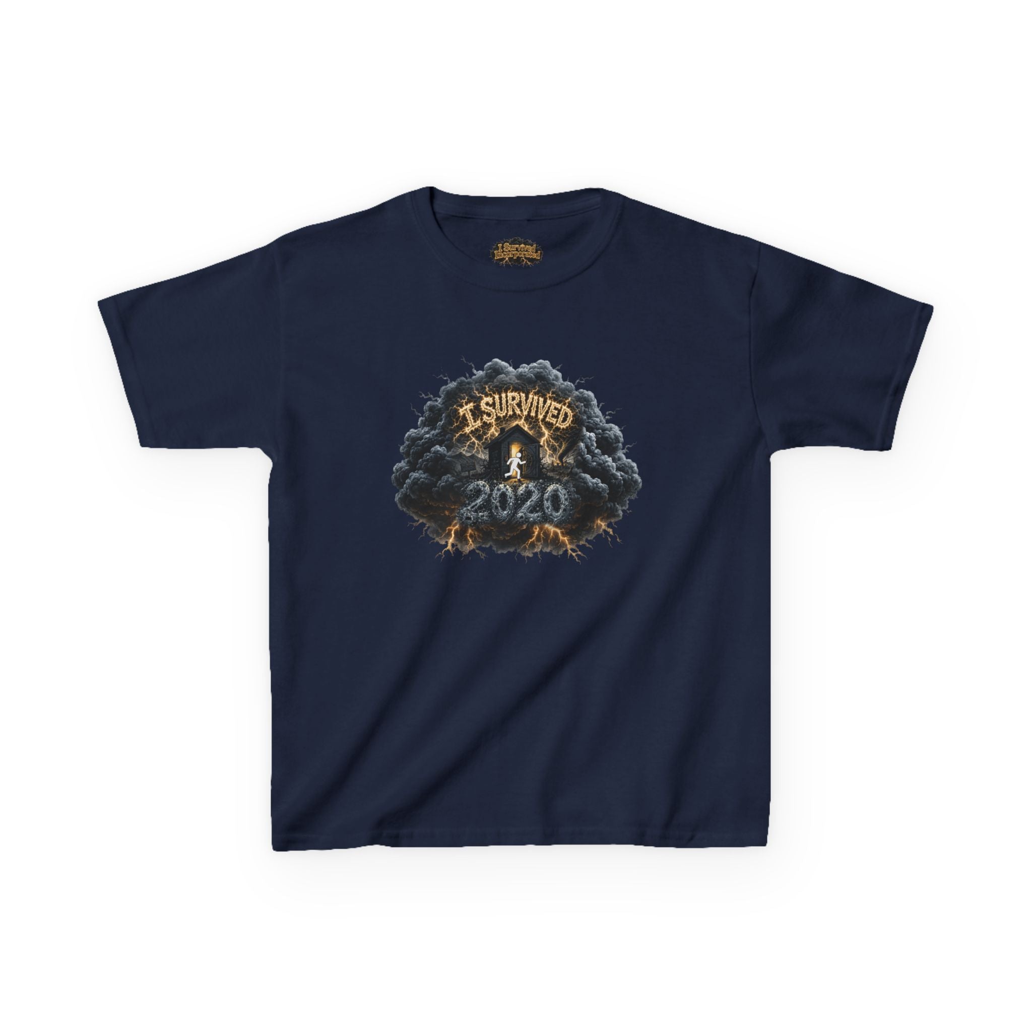 I Survived 2020 — Director's Cut Original Design Teaser Tee | Season 1 Premiere Drop Kids Heavy Cotton™ Tee