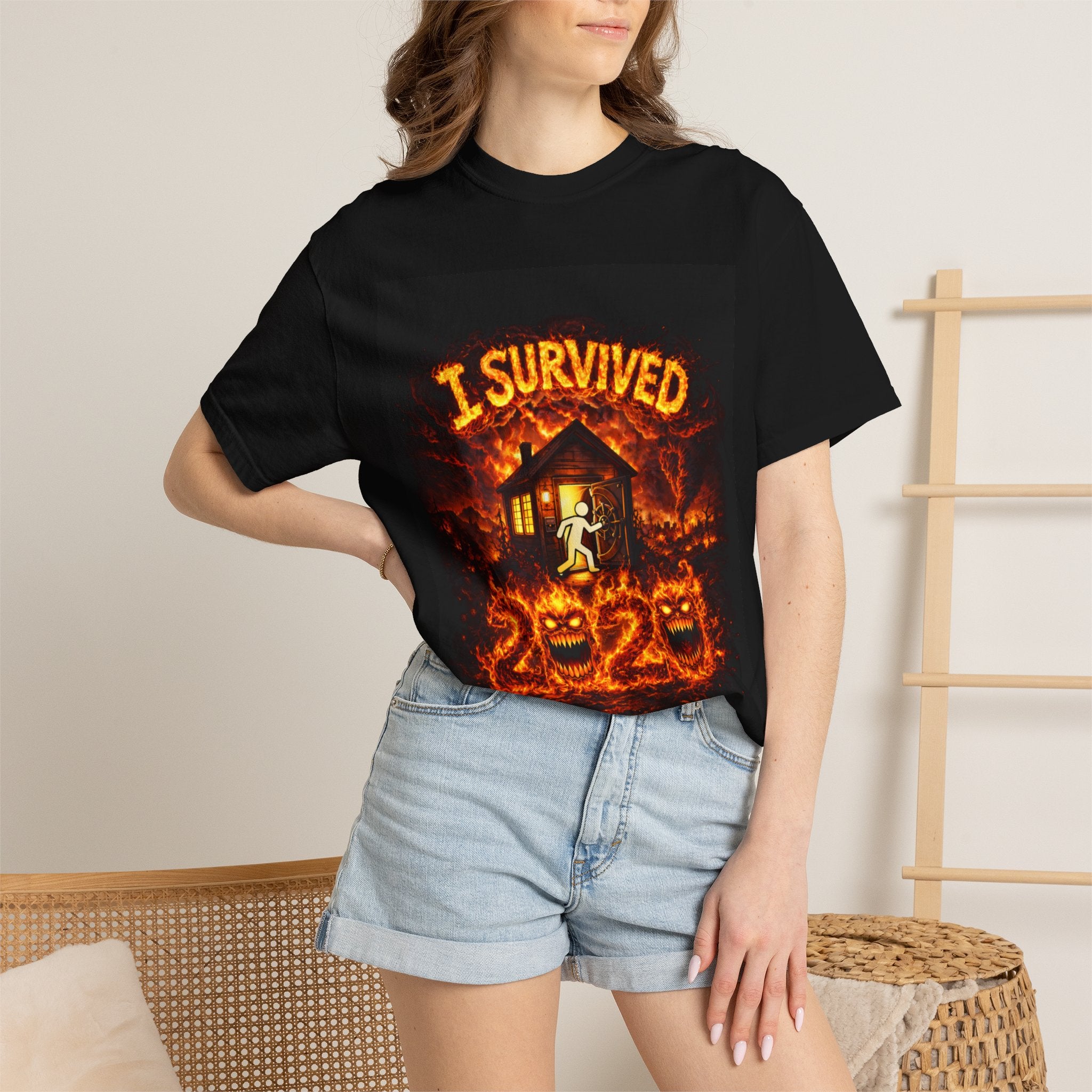 I Survived 2020 — S2:E4 "Western U.S. Wildfire Season" | Mid-Season Finale Pt. 1 | Wildfire Edition Memorial Unisex Garment-Dyed T-shirt