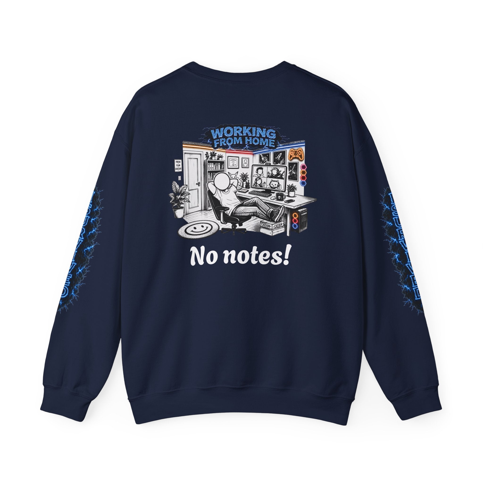 I Survived 2020 — Director's Cut S3:E4 "Working From Home" | Mid-Season Finale Pt. 1 | Lockdown Edition Documentary Unisex Heavy Blend™ Crewneck Sweatshirt
