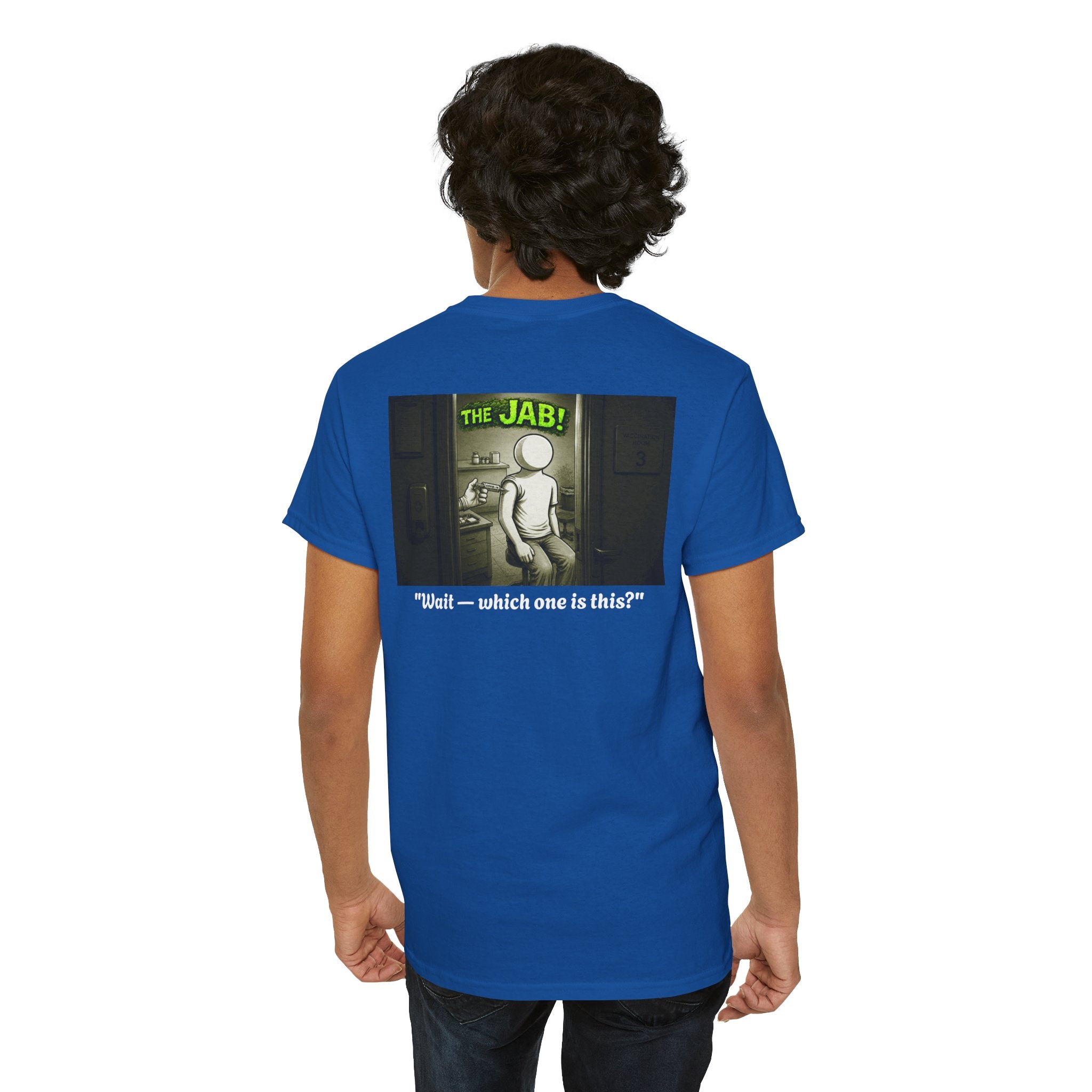 I Survived 2020 — PANDEMIC S1:E3: Director's Cut "The Jab!" Unisex Heavy Cotton Tee