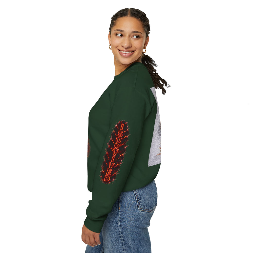 I Survived 2020 — Director's Cut S2:E4 "Western U.S. Wildfire Season" | Mid-Season Finale Pt. 1 | Wildfire Edition Memorial Unisex Heavy Blend™ Crewneck Sweatshirt