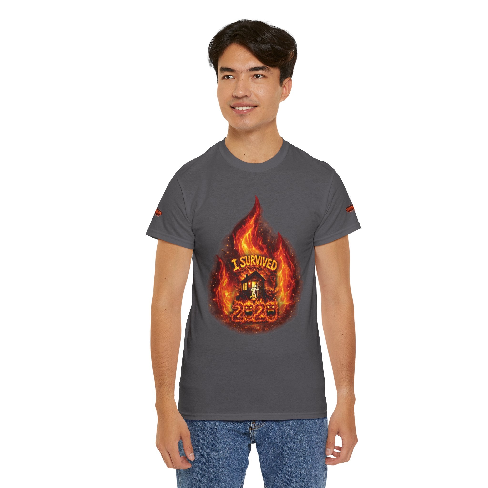 I Survived 2020 — Director's Cut S2:E3 "The California Wildfires" | Wildfire Edition Memorial Unisex Heavy Cotton Tee (SPECIAL EDITION)