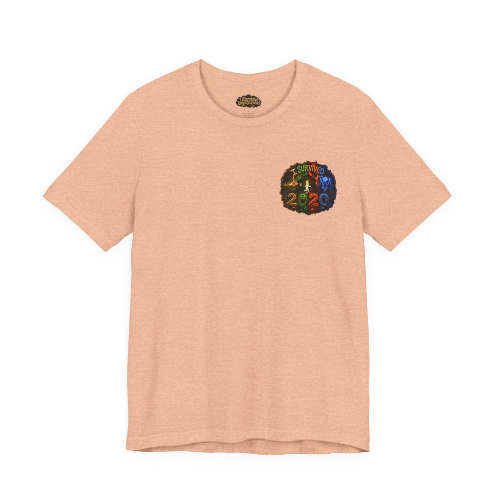I Survived 2020 — "No Signal" Test Pattern Tee Alien Broadcast Finale Summer Premiere Unisex Jersey Short Sleeve Tee