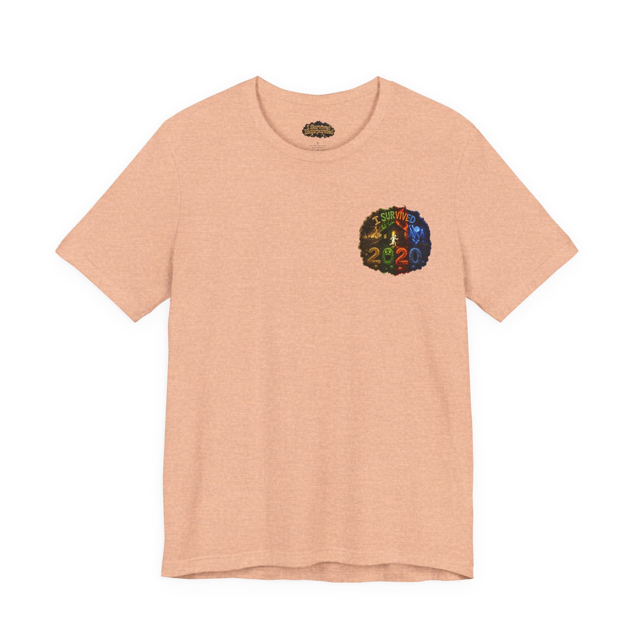 I Survived 2020 — "No Signal" Test Pattern Tee Alien Broadcast Finale Summer Premiere Unisex Jersey Short Sleeve Tee
