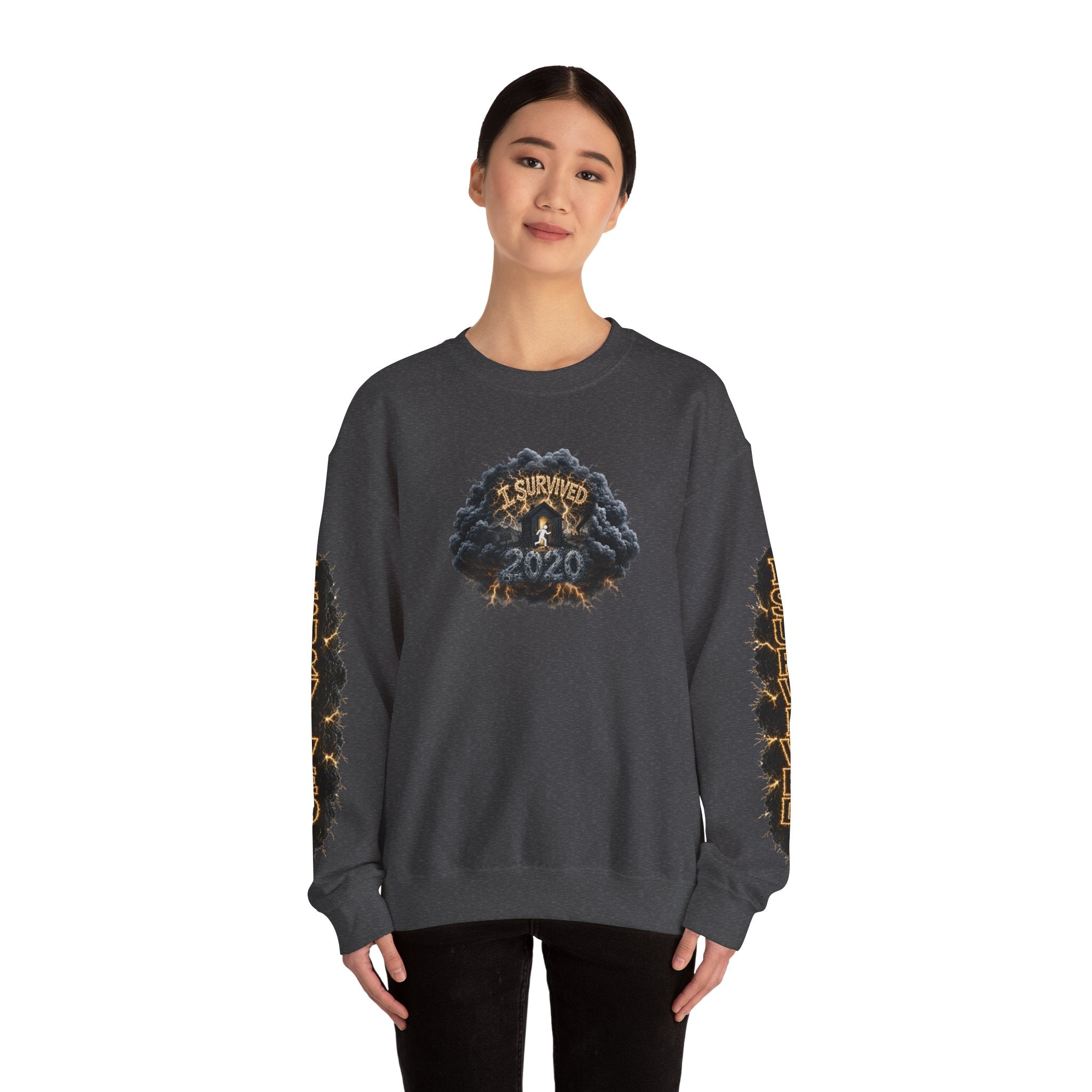 I Survived 2020 — Original PILOT Design: Director's Cut Special Edition Unisex Heavy Blend™ Crewneck Sweatshirt