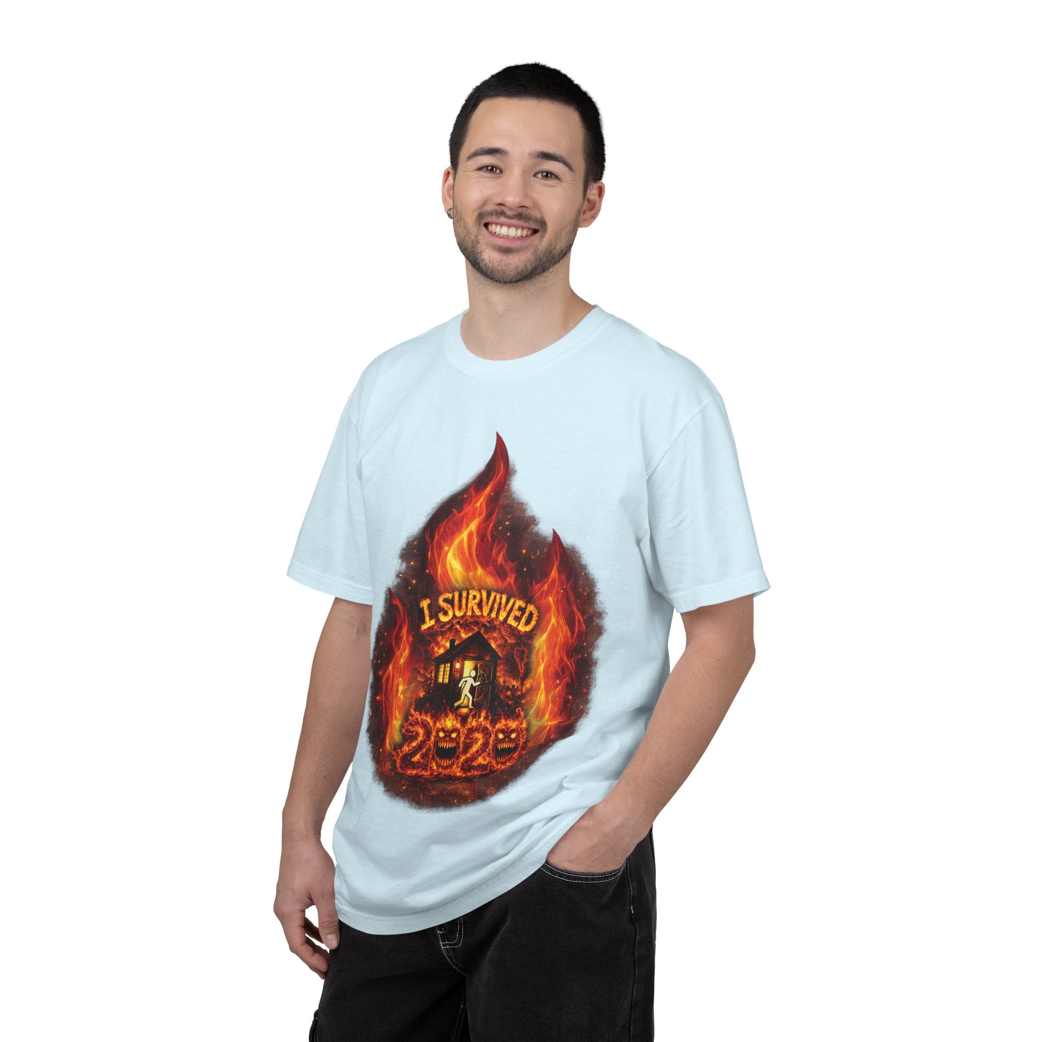 I Survived 2020 — Director's Cut S2:E2 "The Bobcat Fire" | Wildfire Edition Memorial Unisex Garment-Dyed T-shirt