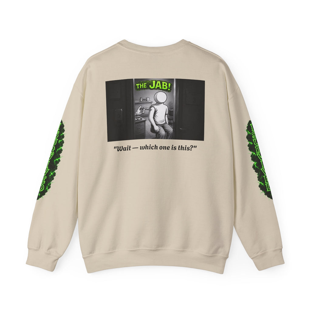 I Survived 2020 — Director's Cut S1:E3 "The Jab!" | Pandemic Edition Unisex Heavy Blend™ Crewneck Sweatshirt
