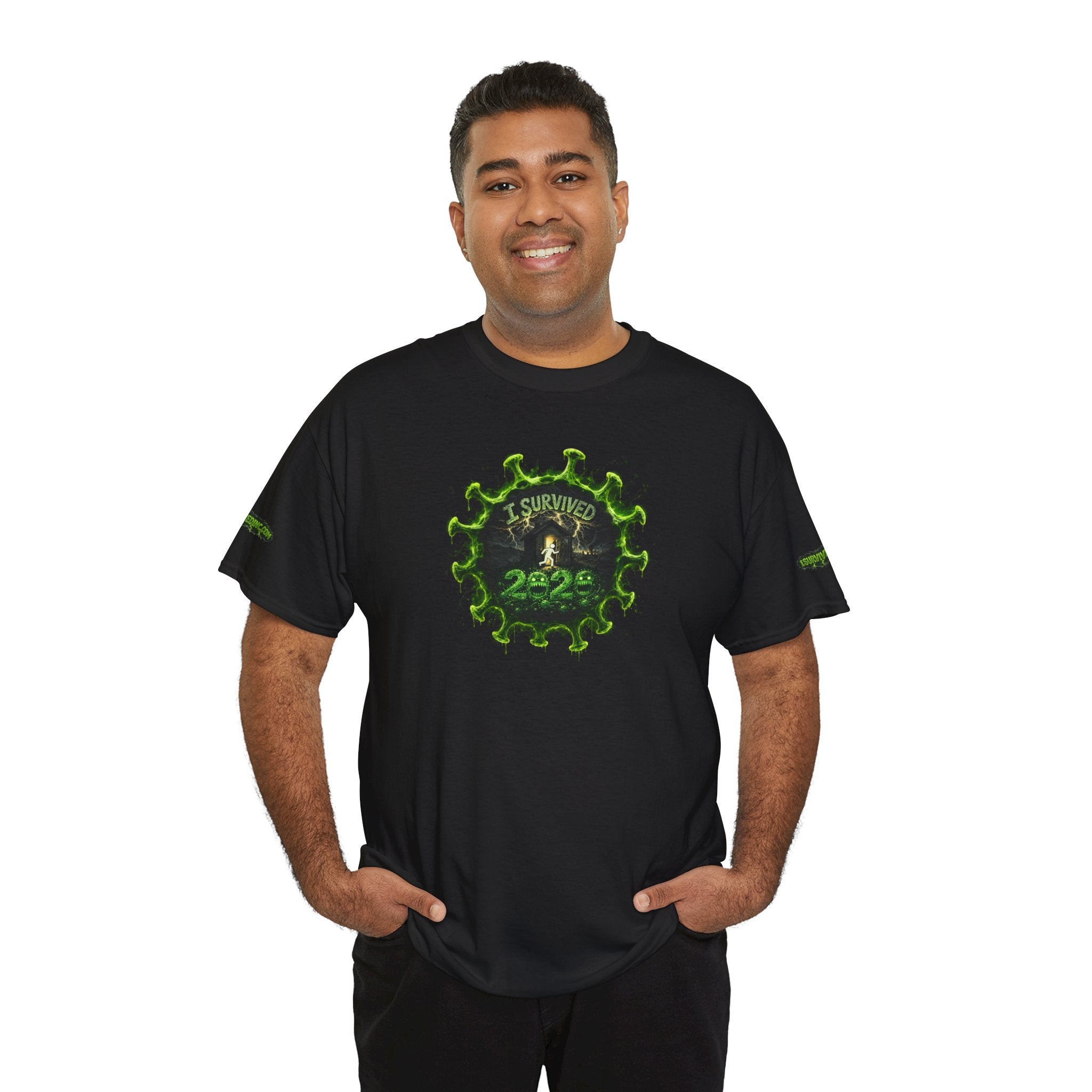 I Survived 2020 — PANDEMIC S1:E4: Director's Cut Special Edition "Mask Madness" Unisex Heavy Cotton Tee