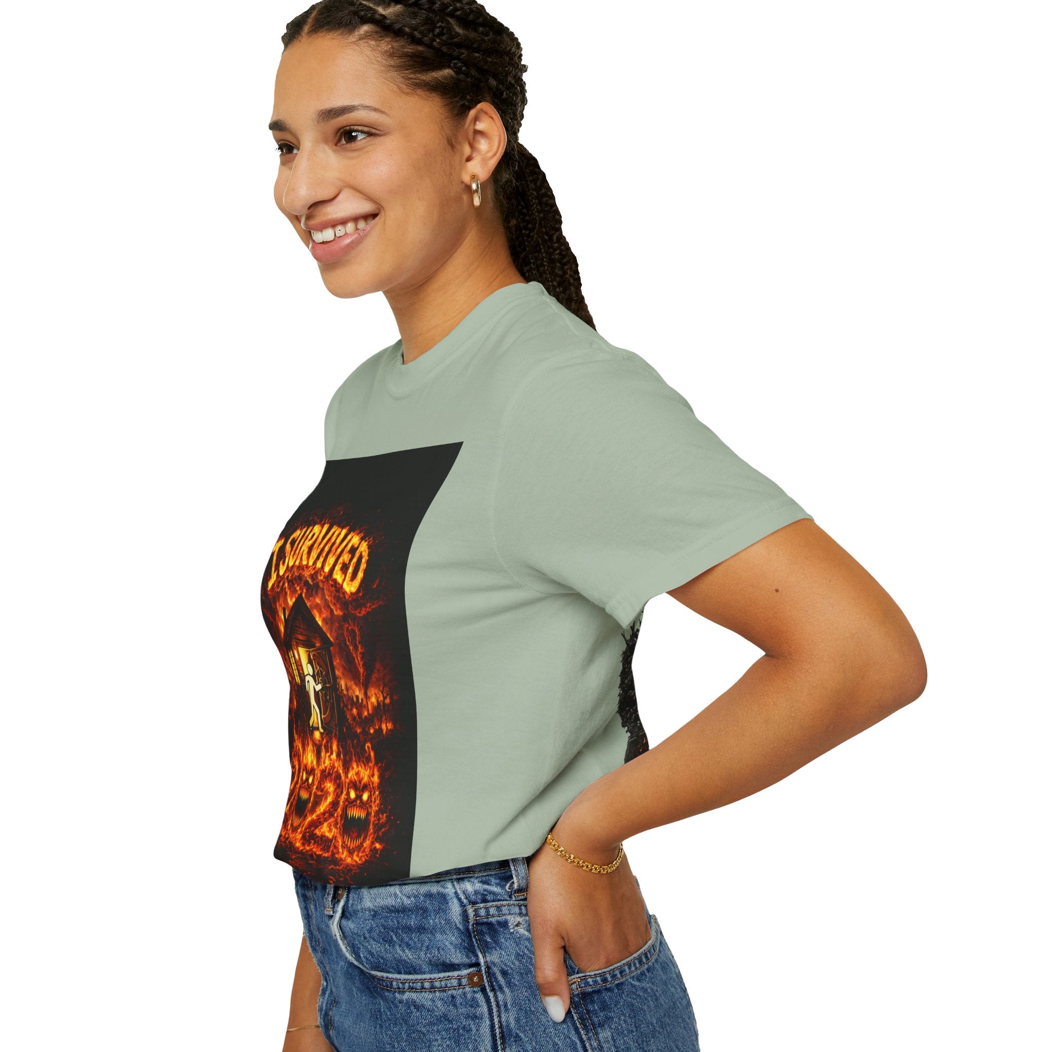 I Survived 2020 — WILDFIRES S2:E1: "Berry Creek" Memorial Unisex Garment-Dyed T-shirt