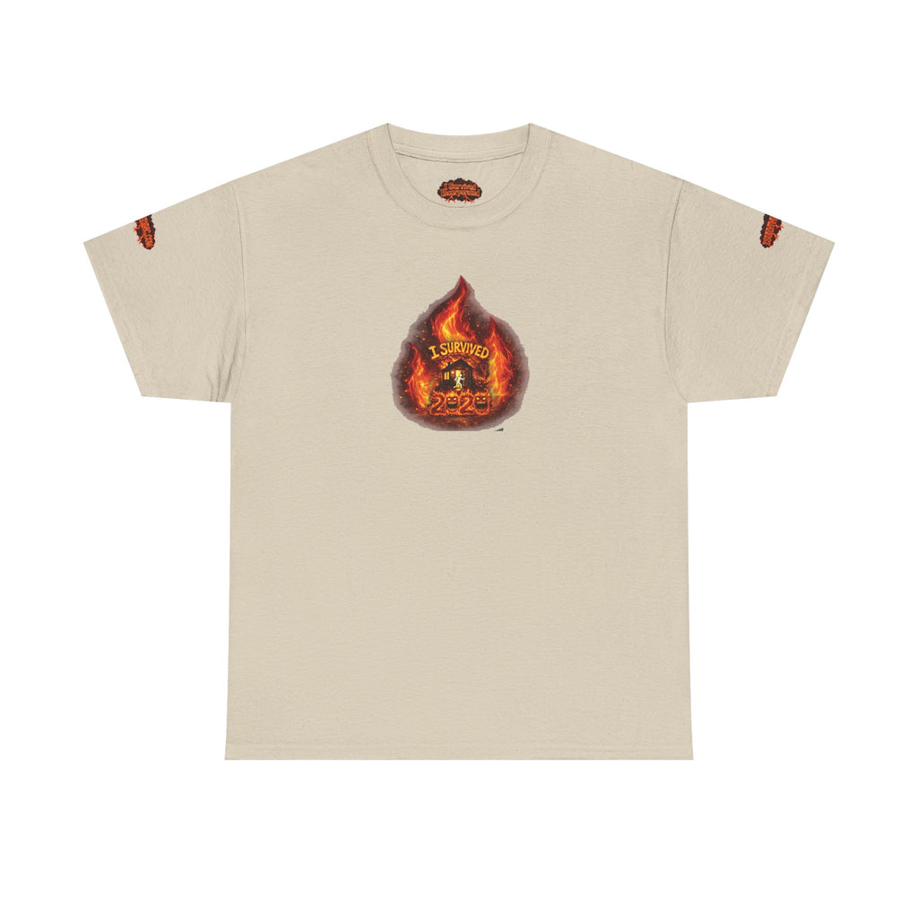 I Survived 2020 —  WILDFIRES S2:E3: Director's Cut Special Edition "The California Wildfires" Memorial Unisex Heavy Cotton Tee