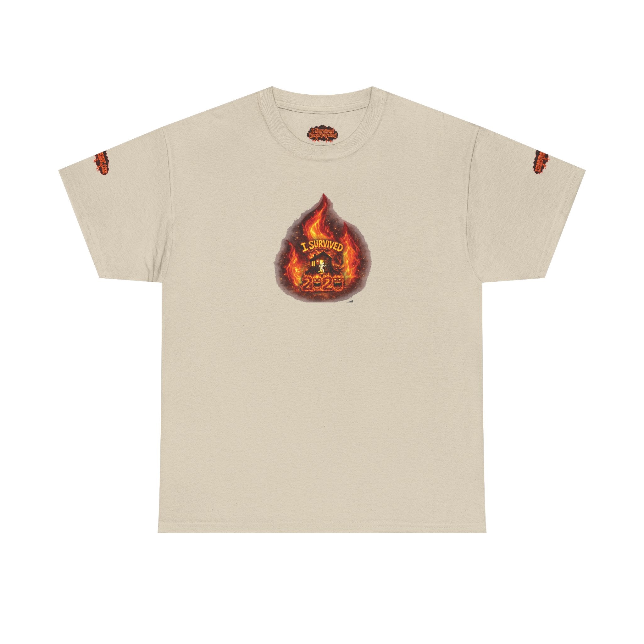 I Survived 2020 —  WILDFIRES S2:E3: Director's Cut Special Edition "The California Wildfires" Memorial Unisex Heavy Cotton Tee