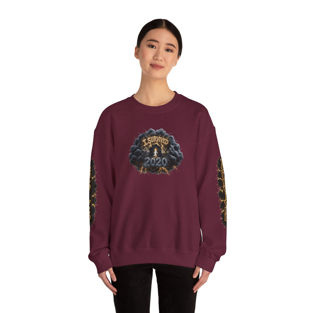 I Survived 2020 — Original PILOT Design: Director's Cut Special Edition Unisex Heavy Blend™ Crewneck Sweatshirt