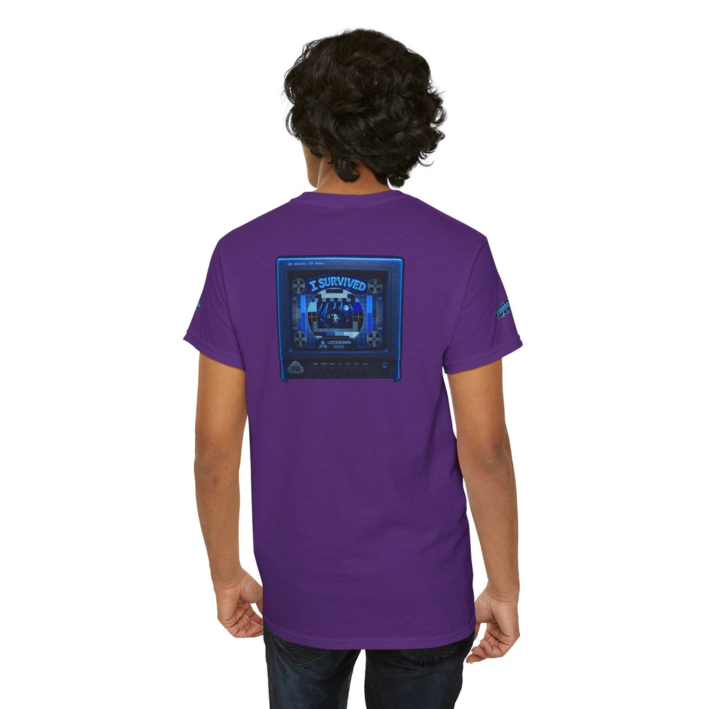 I Survived 2020 — "Please Stand By" Test Pattern Tee Lockdown Special Edition Summer Exclusive Unisex Heavy Cotton Tee