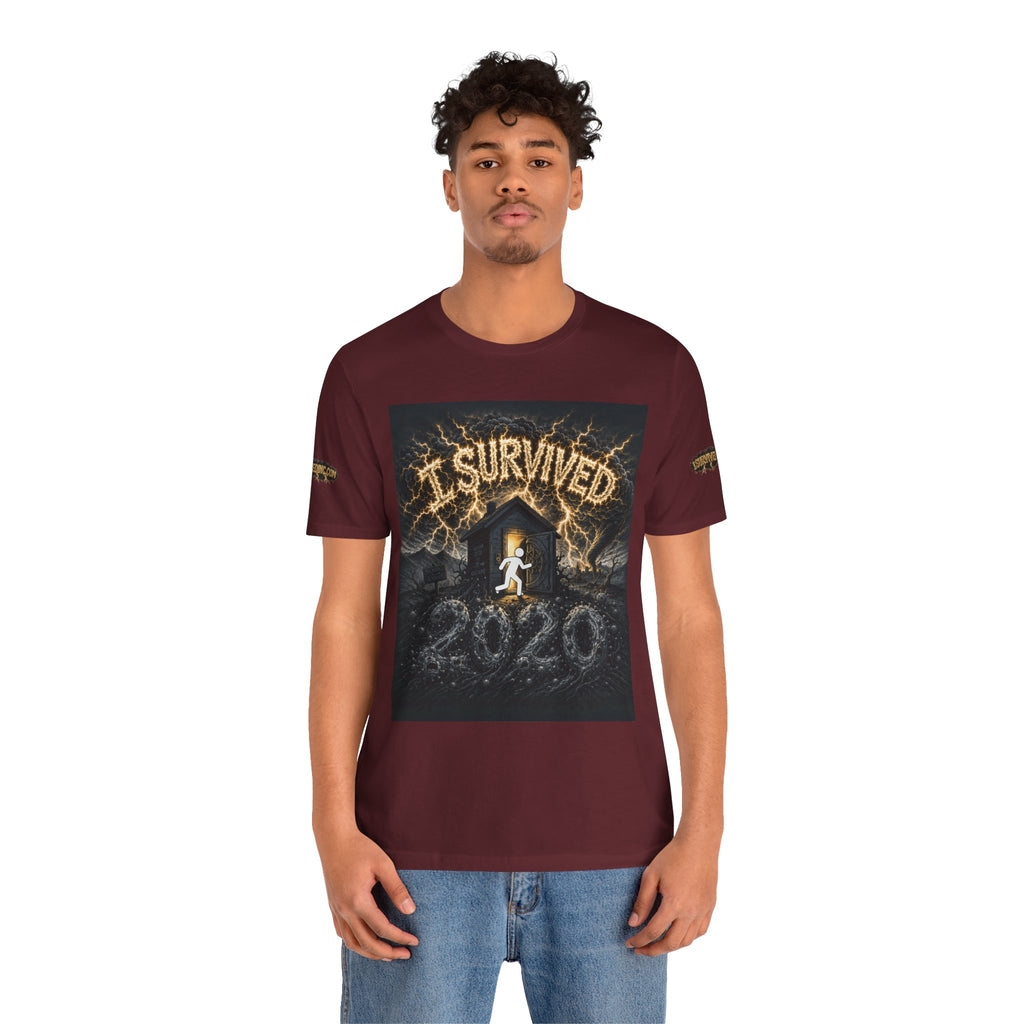 I Survived 2020 — Original Design Teaser Tee | Season 1 Premiere Drop Unisex Jersey Short Sleeve Tee