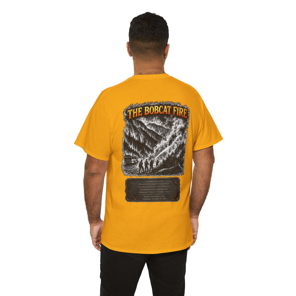 I Survived 2020 — WILDFIRES S2:E2: Director's Cut "The Bobcat Fire" Memorial Unisex Heavy Cotton Tee