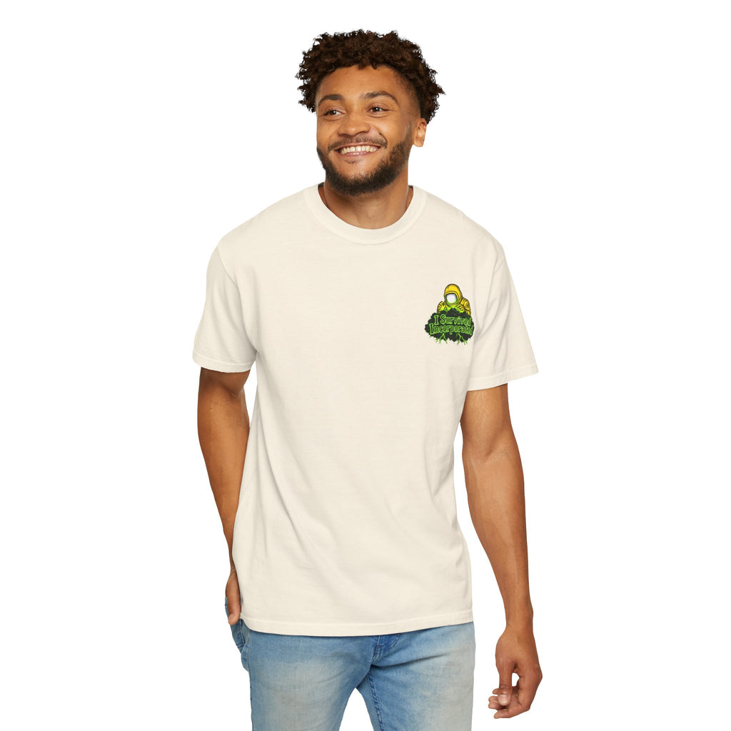 I Survived 2020 — "Please Stand By" Test Pattern Toxic Signal Tee Summer Premiere Unisex Garment-Dyed T-shirt