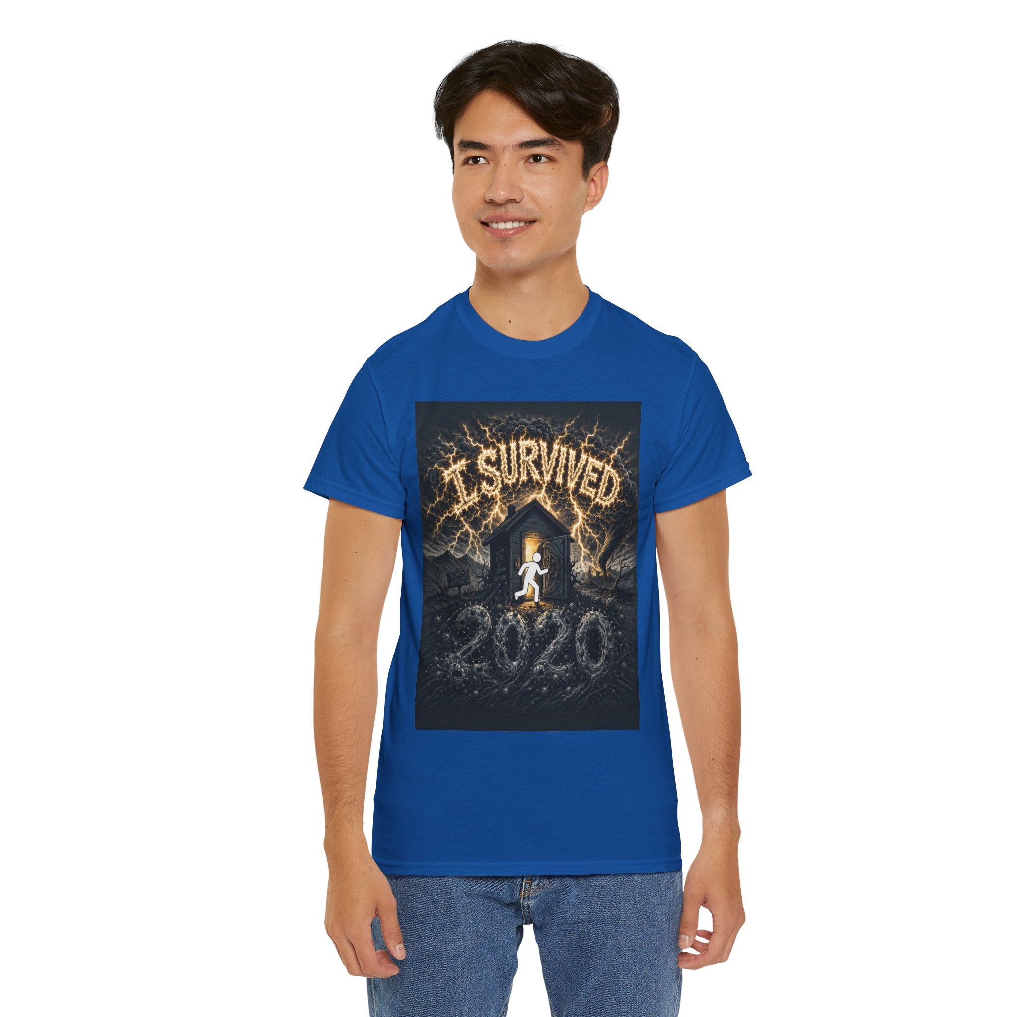 I Survived 2020 — Original PILOT Design Unisex Heavy Cotton Tee