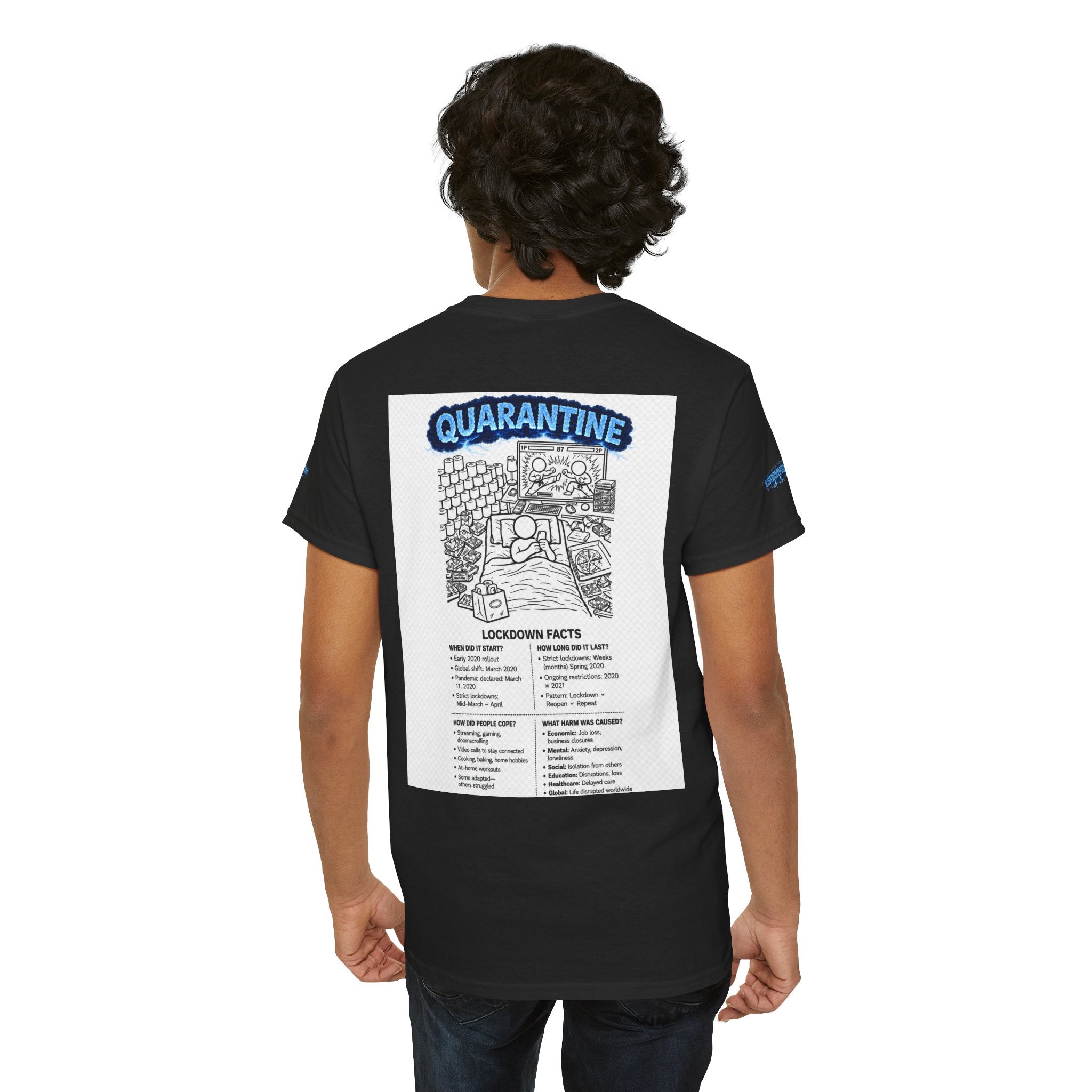 I Survived 2020 — Director's Cut S3:E1 "Quarantine" | Lockdown Edition Documentary Unisex Heavy Cotton Tee (SPECIAL EDITION)