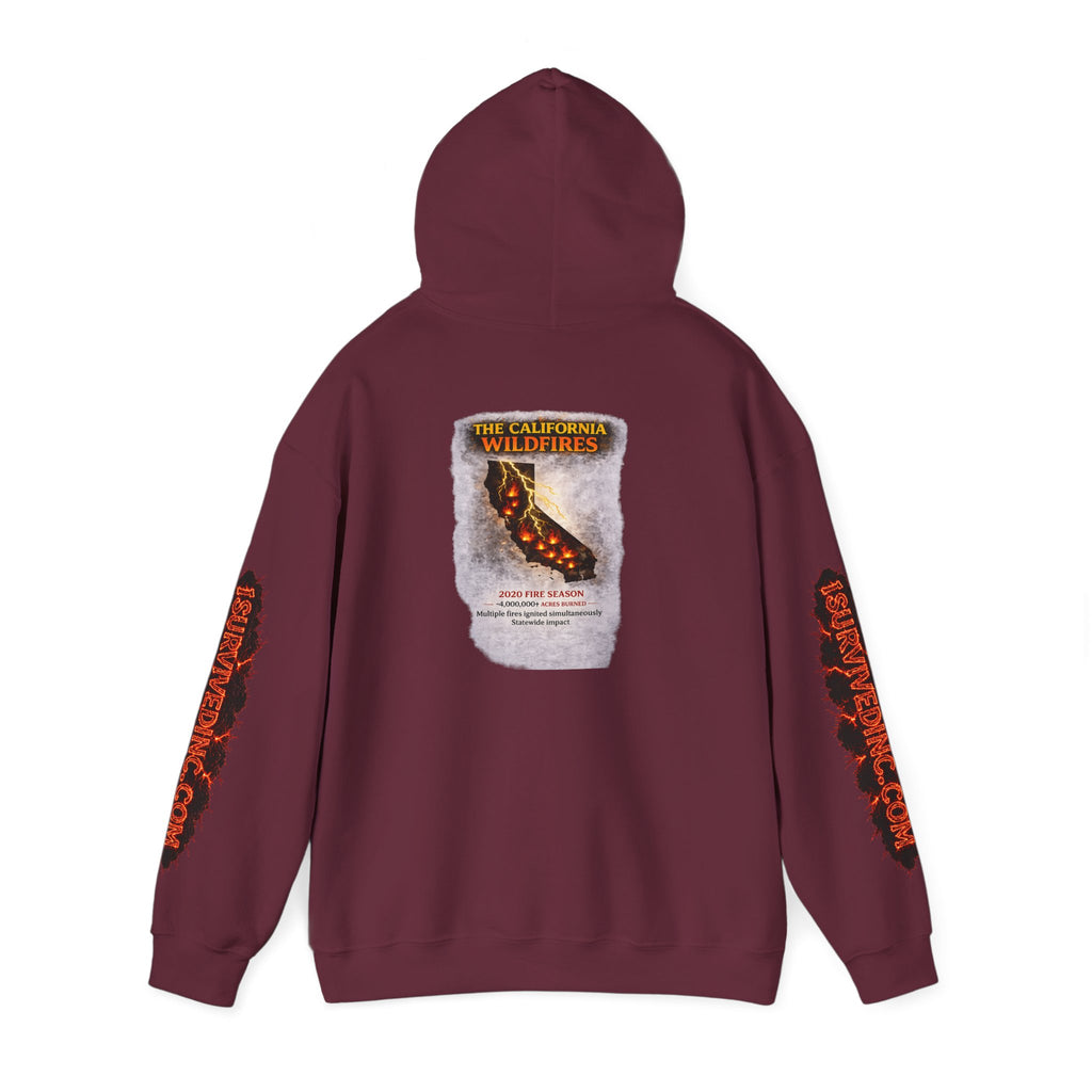 I Survived 2020 — S2:E3 "The California Wildfires" | Wildfire Edition Memorial Hoodie Sweatshirt