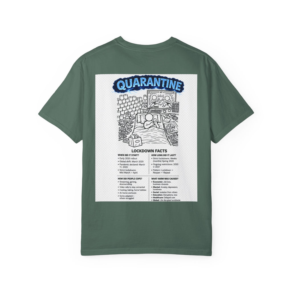 I Survived 2020 — S3:E1 "Quarantine" | Lockdown Edition Documentary Unisex Garment-Dyed T-shirt