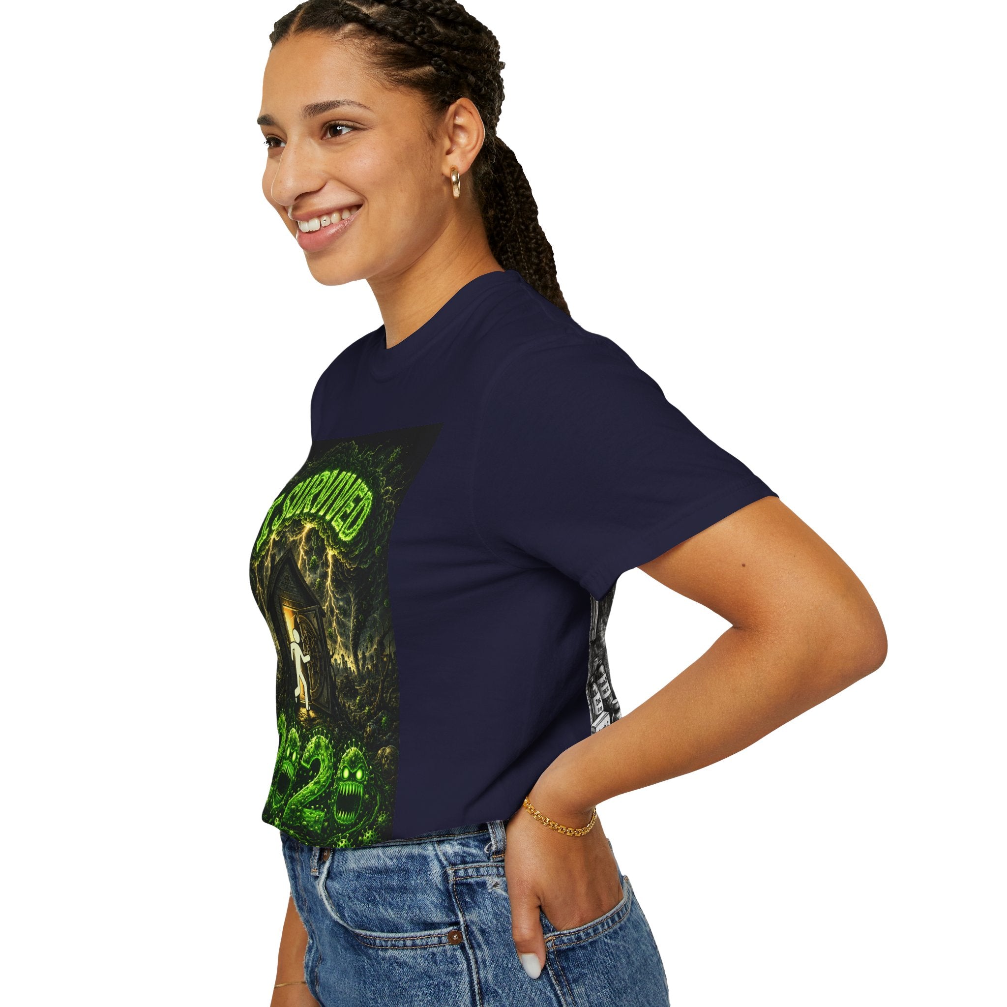 I Survived 2020 — S1:E1 "COVID-19: The Coronavirus" | Pandemic Edition Unisex Garment-Dyed T-shirt