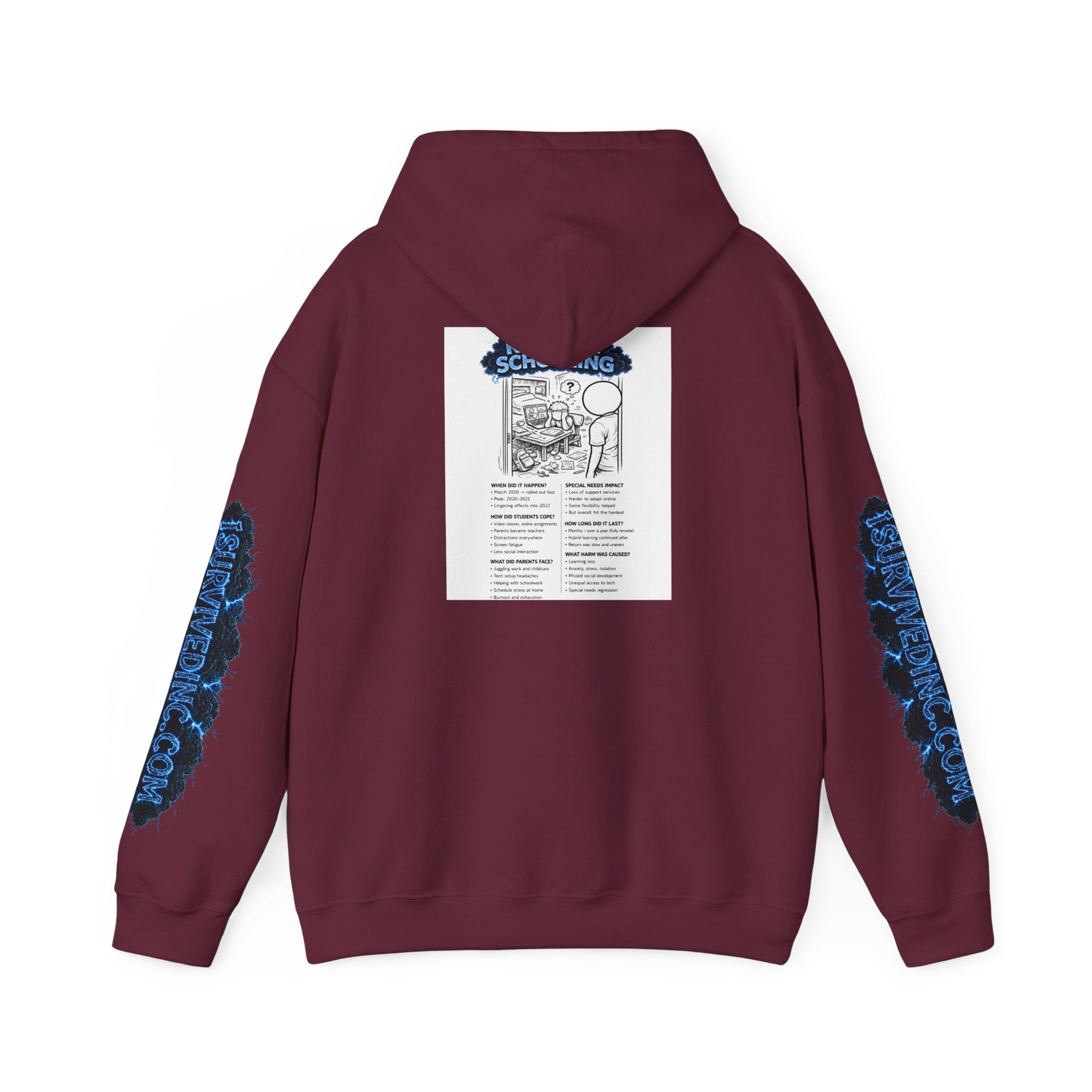 I Survived 2020 — S3:E3 "Remote Schooling" | Lockdown Edition Documentary Hoodie Sweatshirt