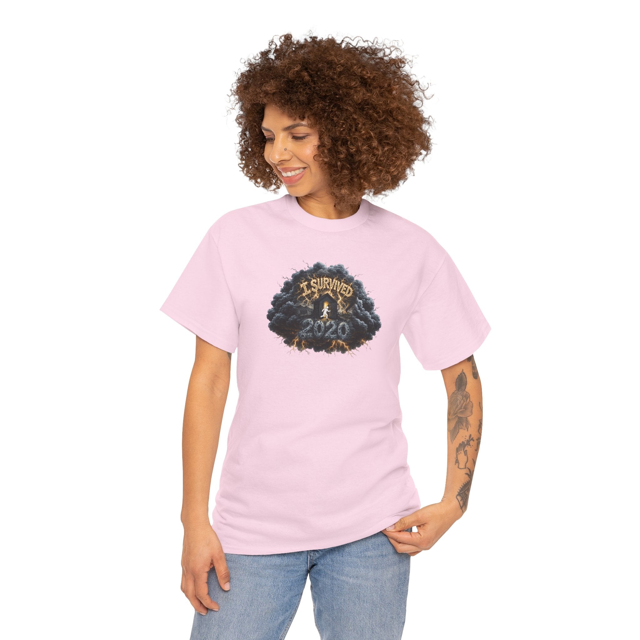 I Survived 2020 — Original PILOT Design: Director's Cut Unisex Heavy Cotton Tee