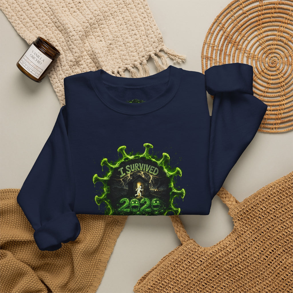 I Survived 2020 — PANDEMIC S1:E2: Director's Cut "The Coming of COVID" Unisex Heavy Blend™ Crewneck Sweatshirt